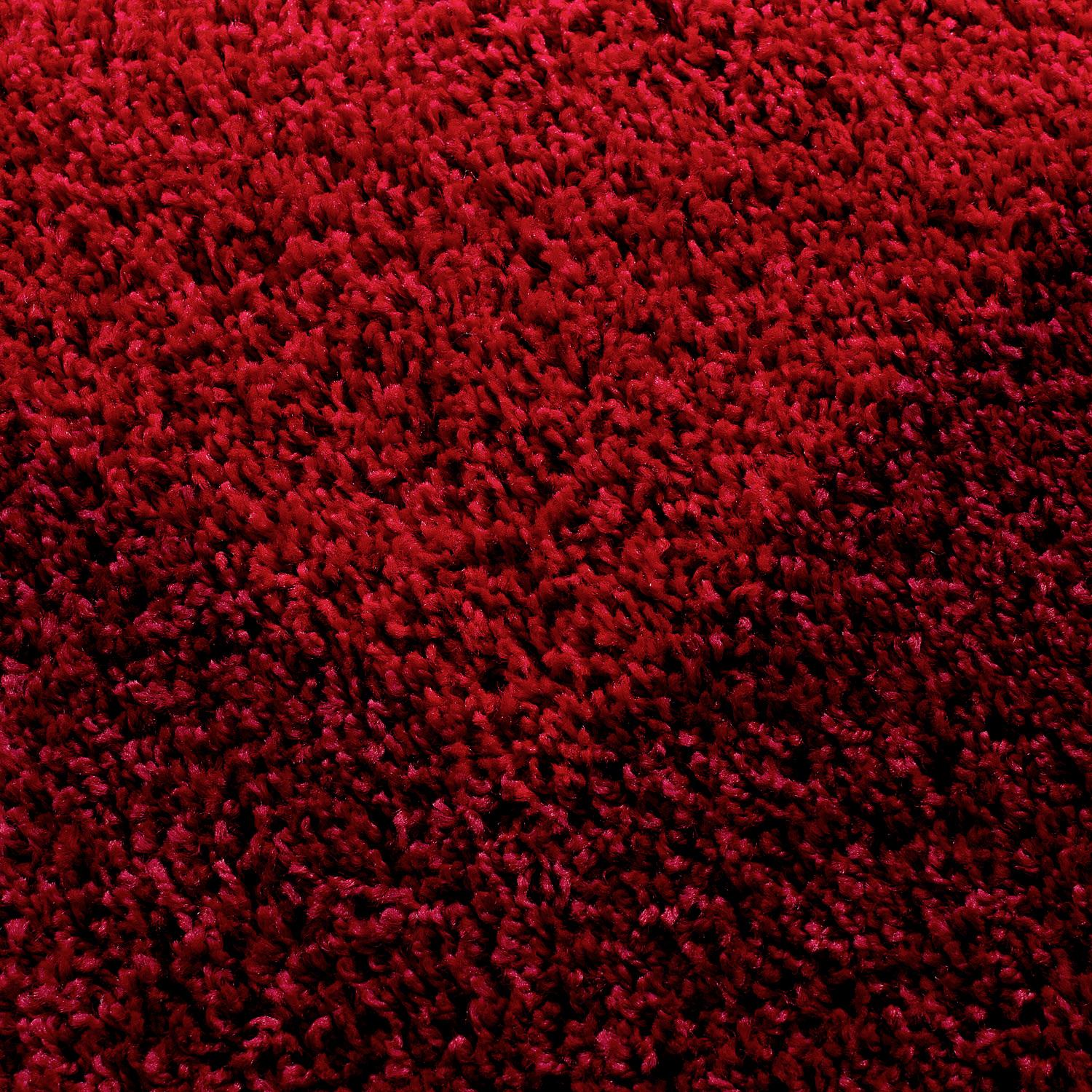 Hochflorteppich mit Bordüre