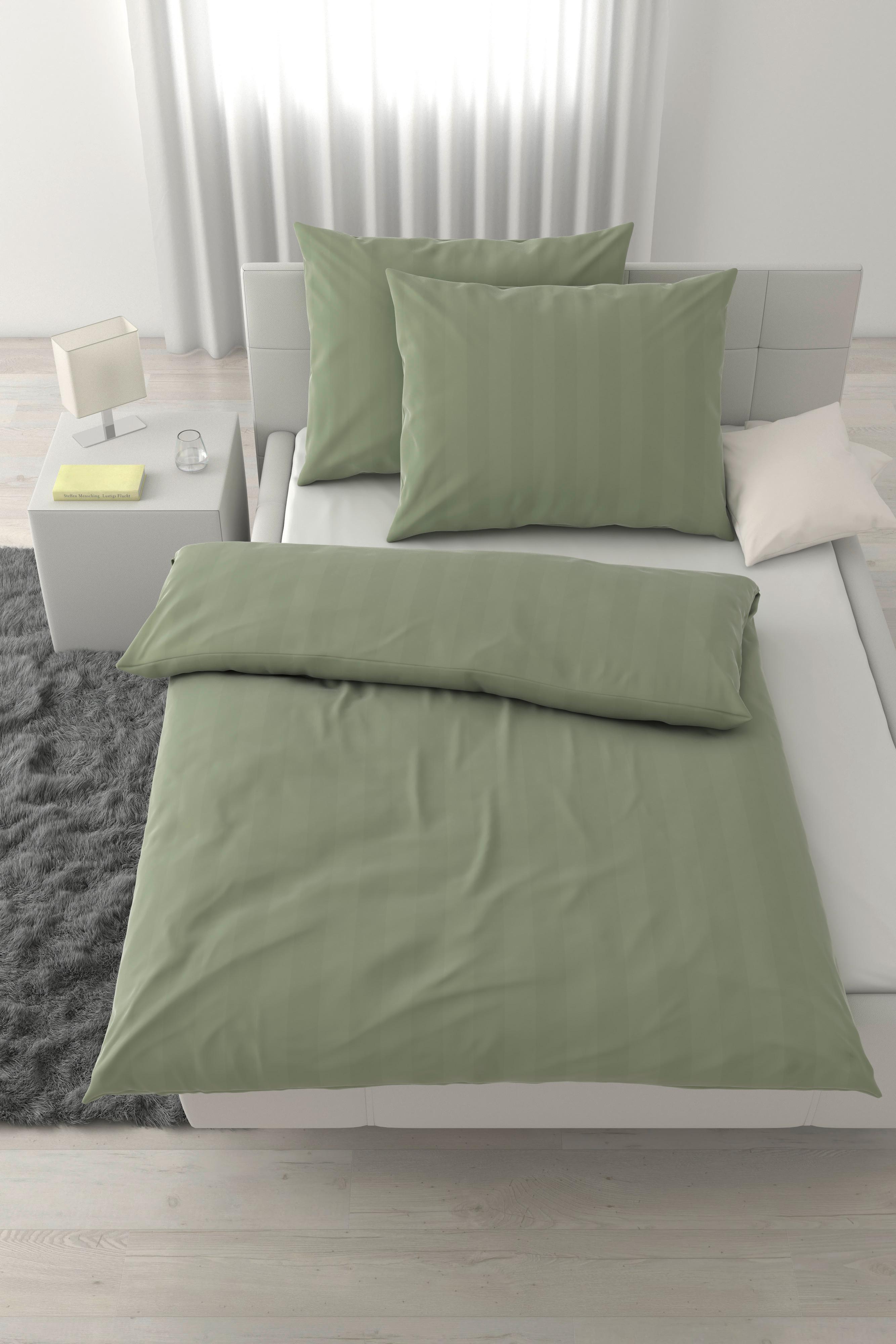 POVLEČENÍ XENIA STREIF XXL - světle zelená, Moderní, textil (200/220cm) - Premium Living