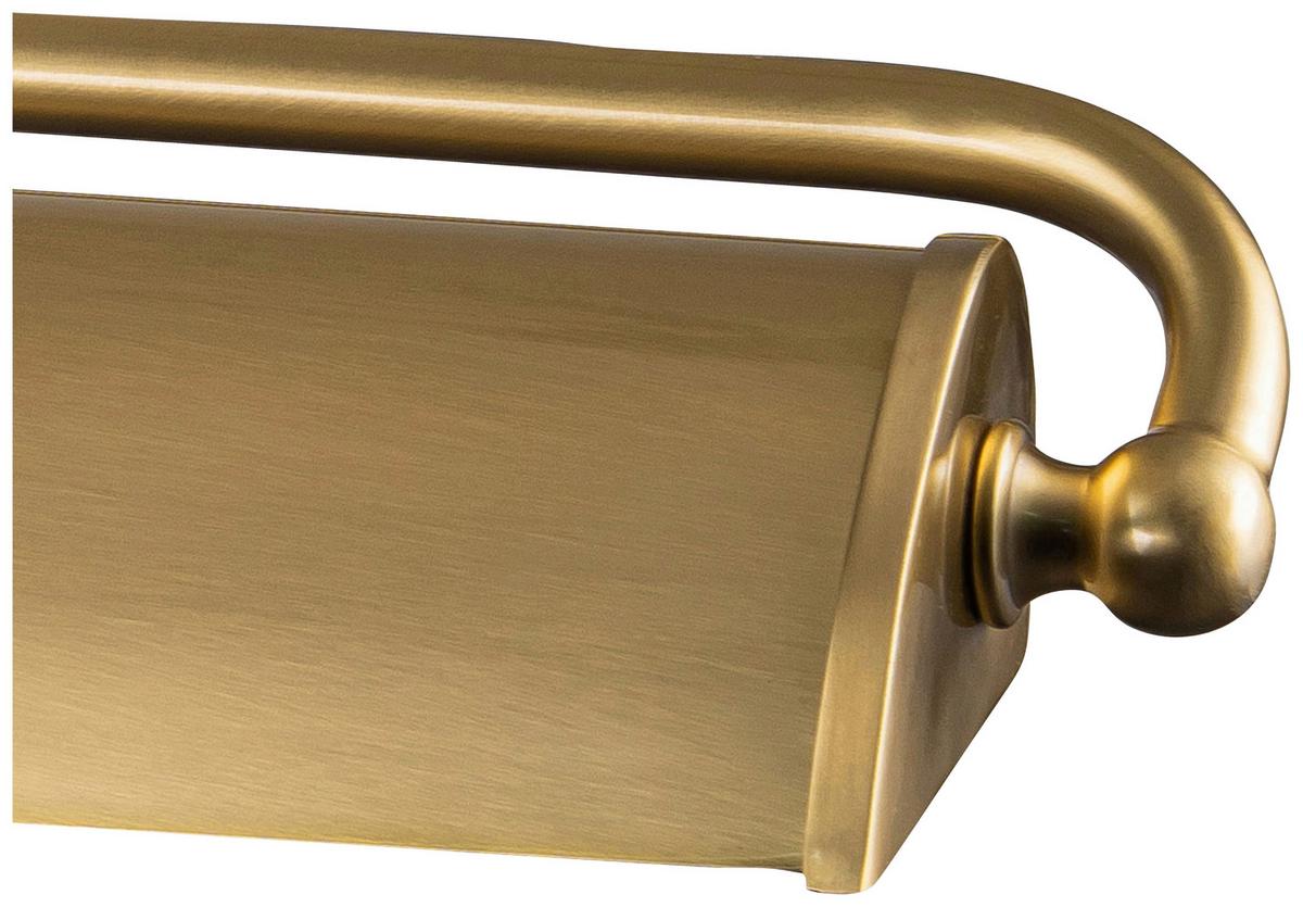 Képmegvilágító Lámpa Winchfield-Pll-Ab-Mb - fekete/sárgarézszínű, Konventionell, fém (12.7/70.3/31.8cm) - Elstead Lighting