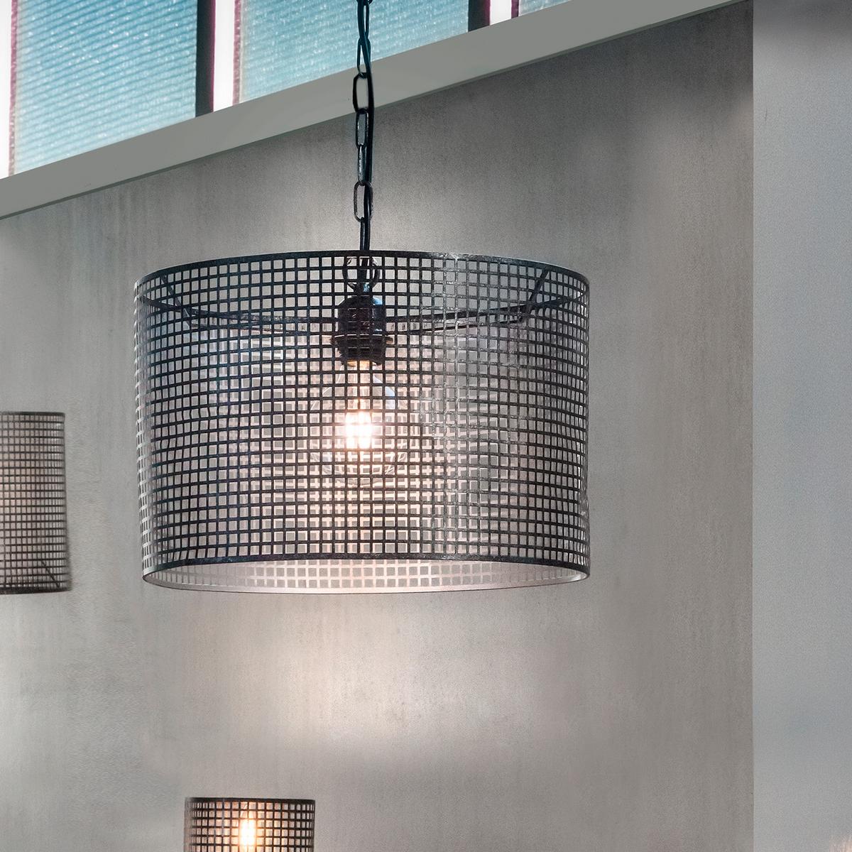 Pendelleuchte Schwarz L: 40 cm 22w - Schwarz, Design, Metall (40/40/100cm)