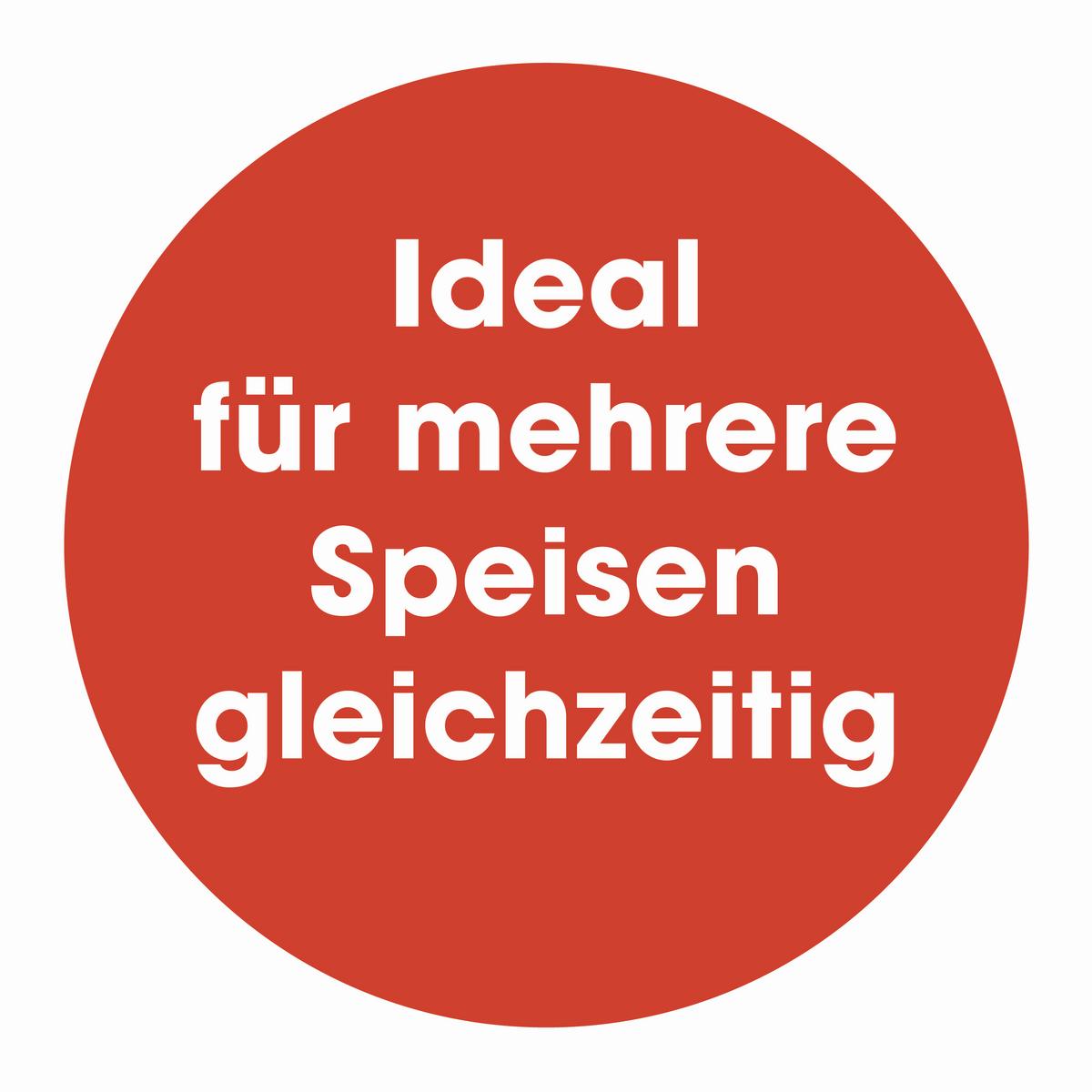 CHAFING-DISH 200W, 220-240V, 3 Behälter - Silberfarben/Schwarz, Basics, Kunststoff/Metall (54,6/14,7/27,8cm) - GOURMETMAXX