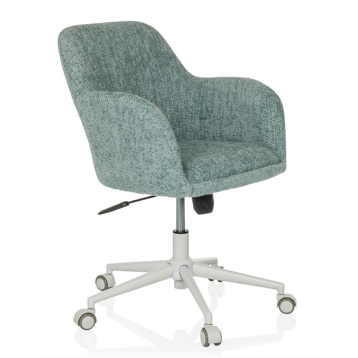 Drehstuhl Solao Home Mintgrau B: 58 cm - Mintgrau/Weiß, MODERN, Textil/Metall (58/78/60cm) - MID.YOU
