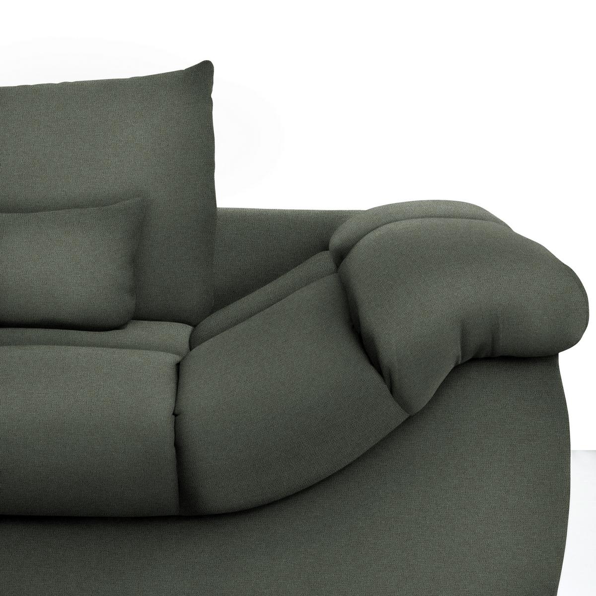 Rohová sedačka WAIKIKI, oboustranná, zelená/šedá - šedá/zelená, Konvenční, textil/plast (337/69/228cm) - Mömax