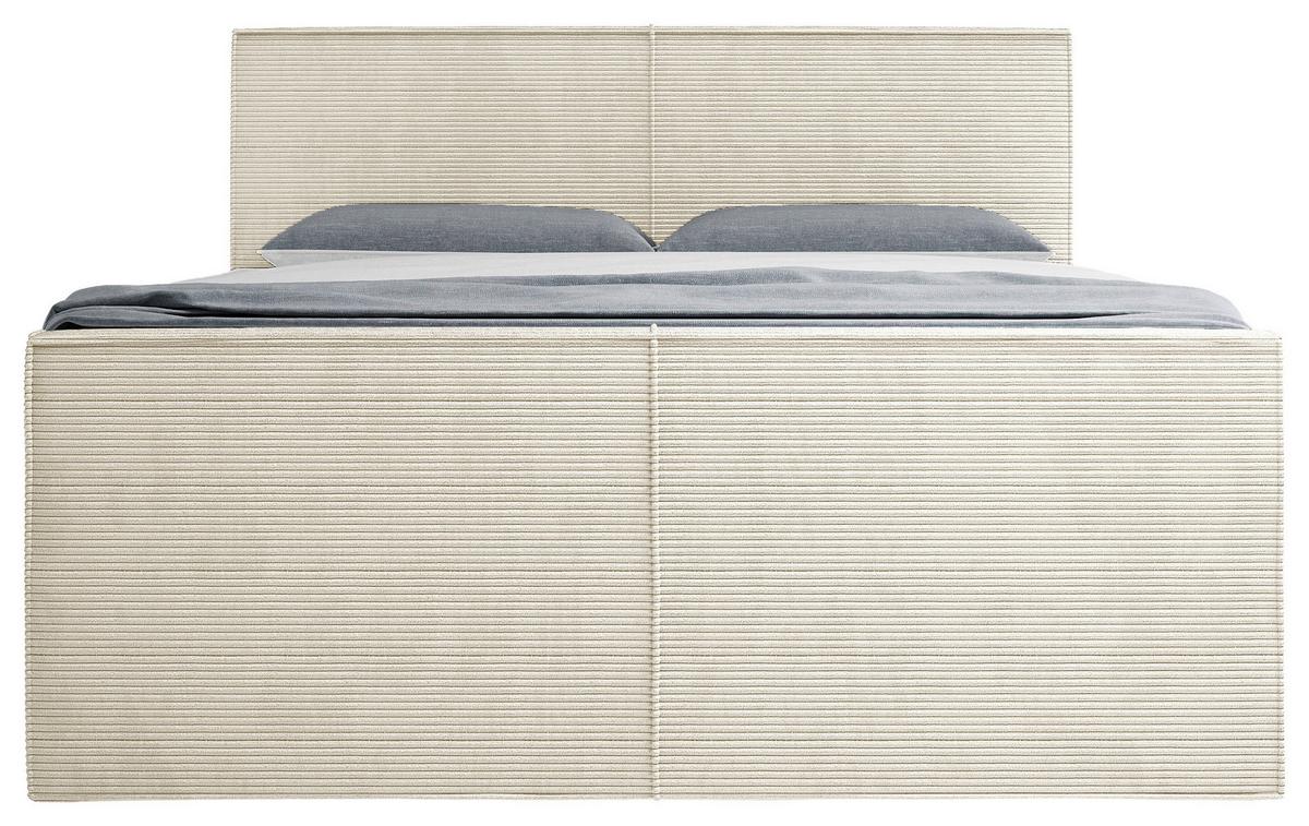 Boxspringbett Rodi Beige LF: 180x200 cm - Beige, MODERN, Textil (180/200cm) - Livetastic