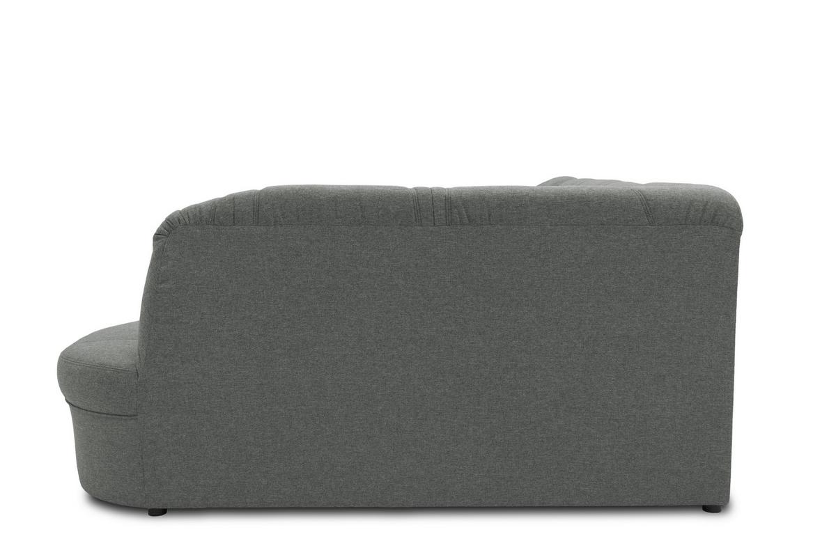 Wohnlandschaft Sarafina Dunkelgrau - Dunkelgrau/Schwarz, KONVENTIONELL, Textil (146/295/180cm) - MID.YOU