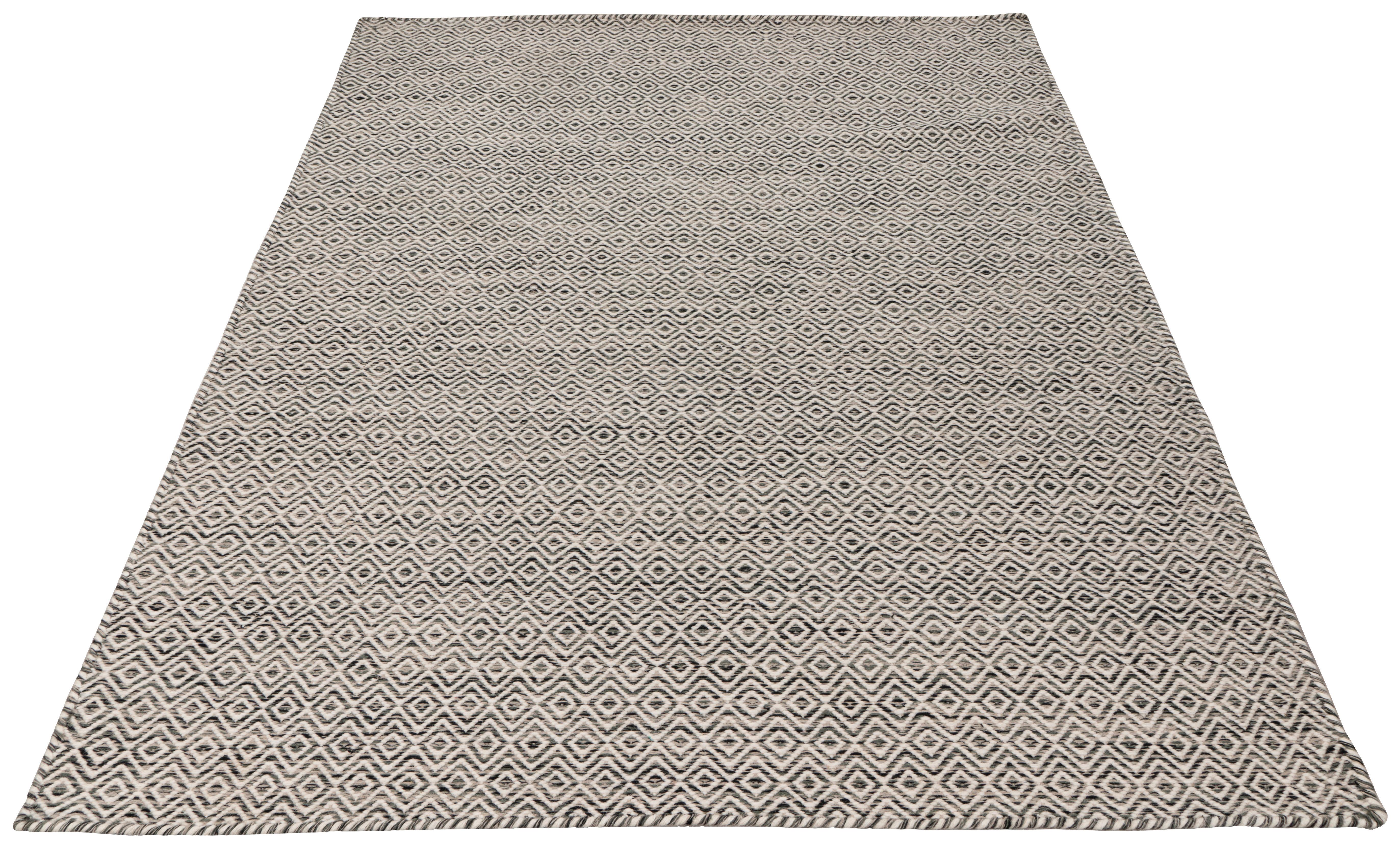 Flachwebeteppich My Jaipur - Graphitfarben, Natur, Textil (80/150cm) - Obsession