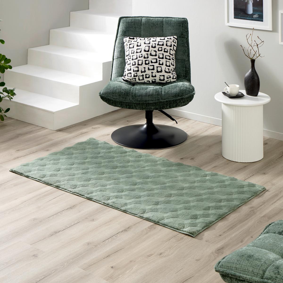 TEPPICH Grün, 100% Polyester - Grün, MODERN, Textil (160/230cm) - Luca Bessoni