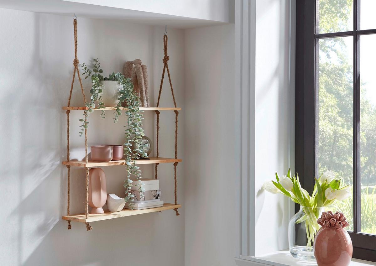 Wandregal Eichefarben B: 50 cm - Eichefarben, Design, Holz (50/75/15cm) - MID.YOU