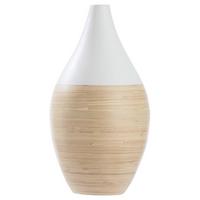 Dekoračná váza Diana, Ø/V: 26/50cm - biela/prírodná farba, Lifestyle, prírodné materiály (26/50cm) - Zandiara