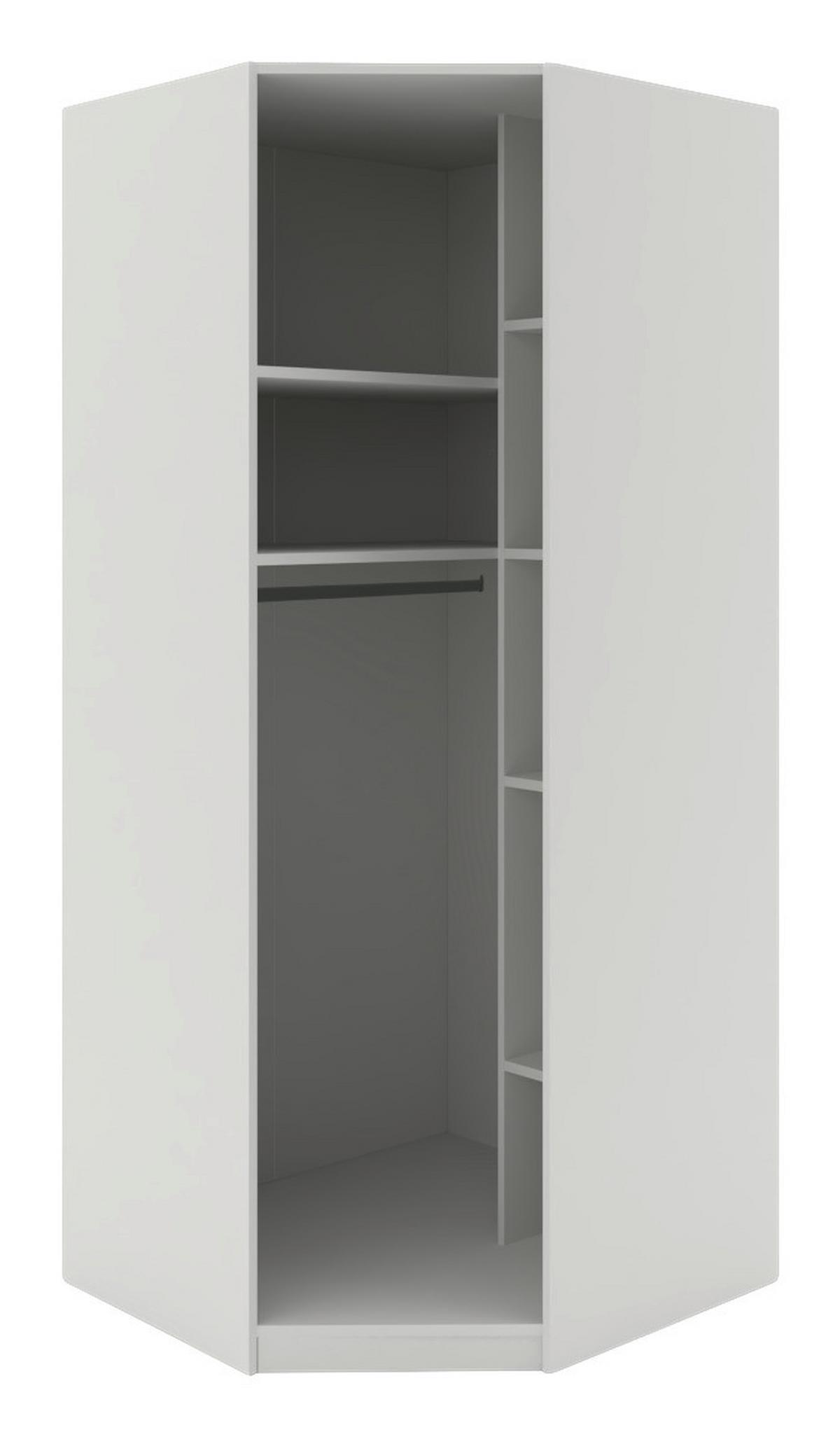 KORPUS ROHOVEJ SKRINE UNIT - biela, Modern, kompozitné drevo (91,1/210/91,1cm) - Ondega