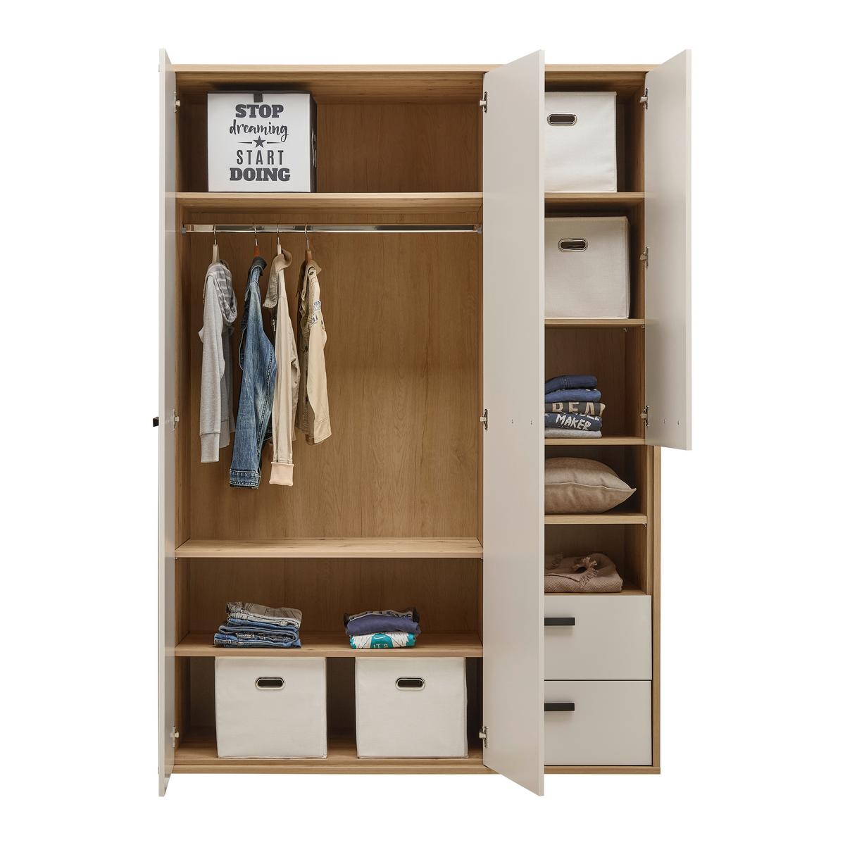 SADA VKLADACÍCH POLÍC CASA MIA - dub artisan, Konventionell, kompozitné drevo (59/95cm)