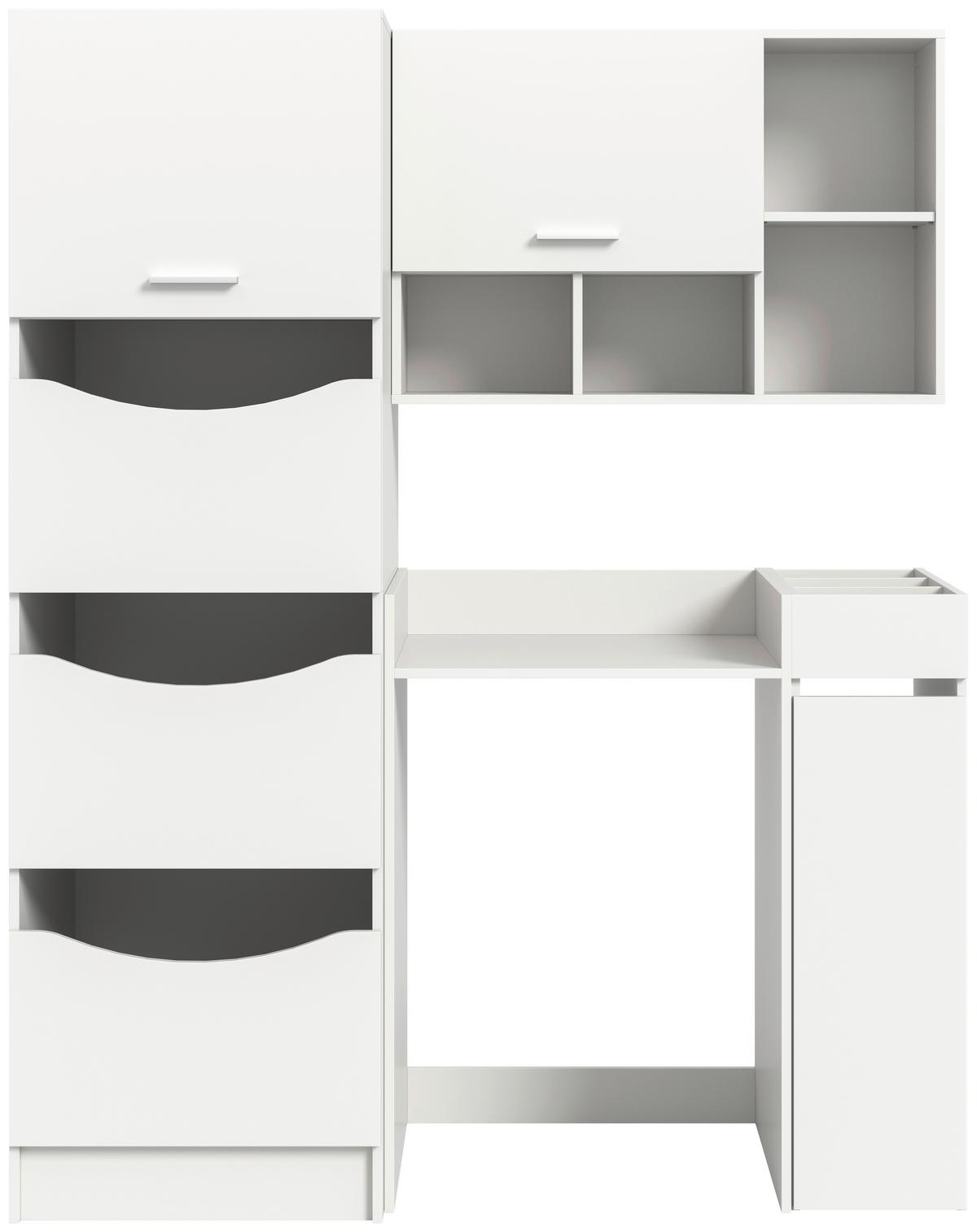 Práčovňa Free biela - biela, Basics, kompozitné drevo (145/195/62cm) - MID.YOU