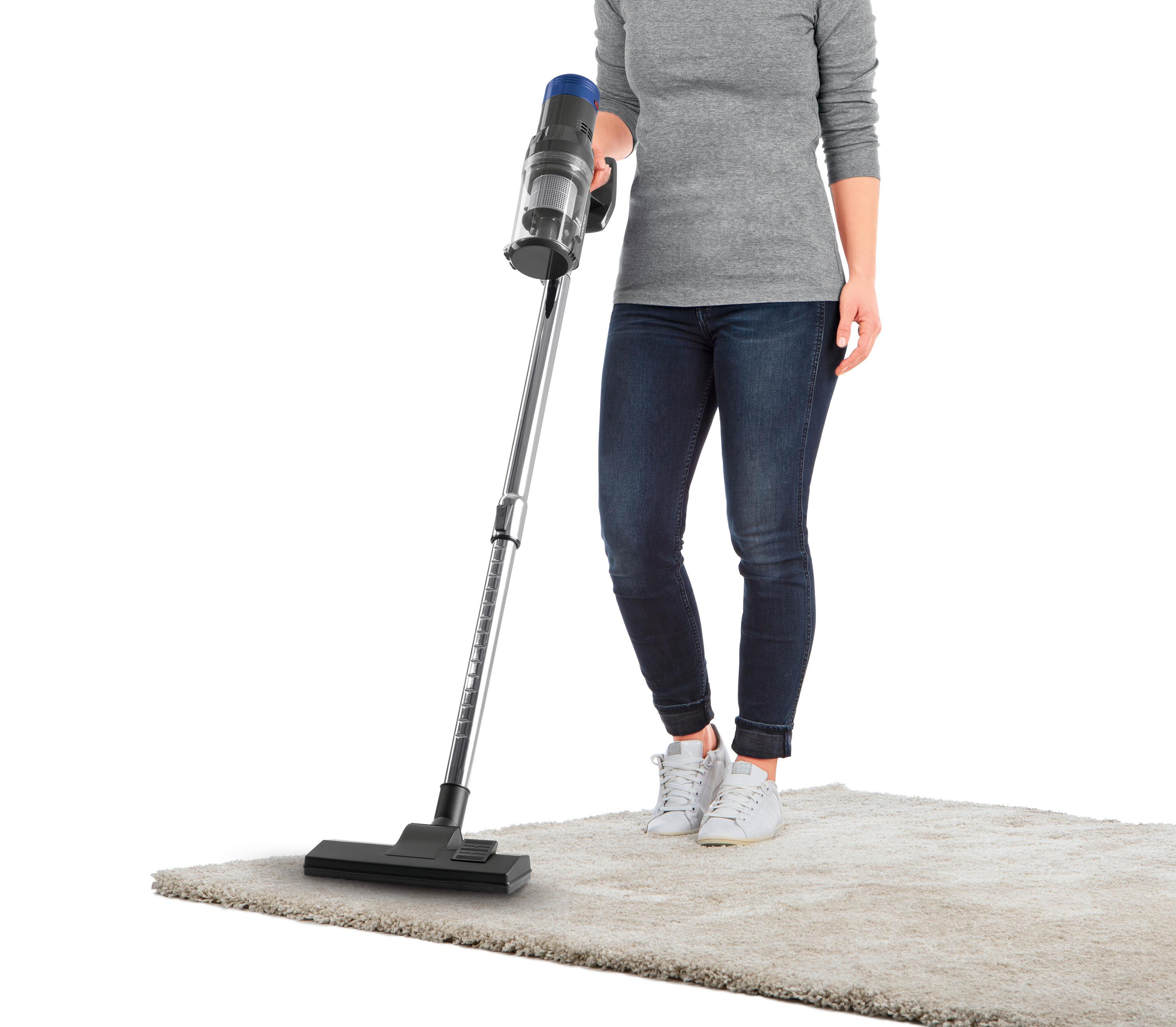 Zyklonstaubsauger Cleanmaxx - Blau/Anthrazit, MODERN, Kunststoff/Metall (26/22/110cm)
