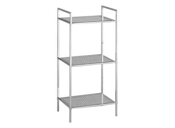 Fürdőszoba Polc Unicon - krómszínű, modern, fém (38/84/30cm) Fürdőszoba Polc Unicon - krómszínű, modern, fém (38/84/30cm)