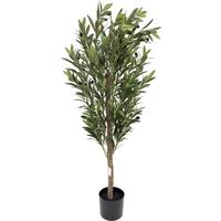Umelá rastlina OLIVA V: 120 cm - hnedá/čierna, plast/kameň (120cm) - Mömax