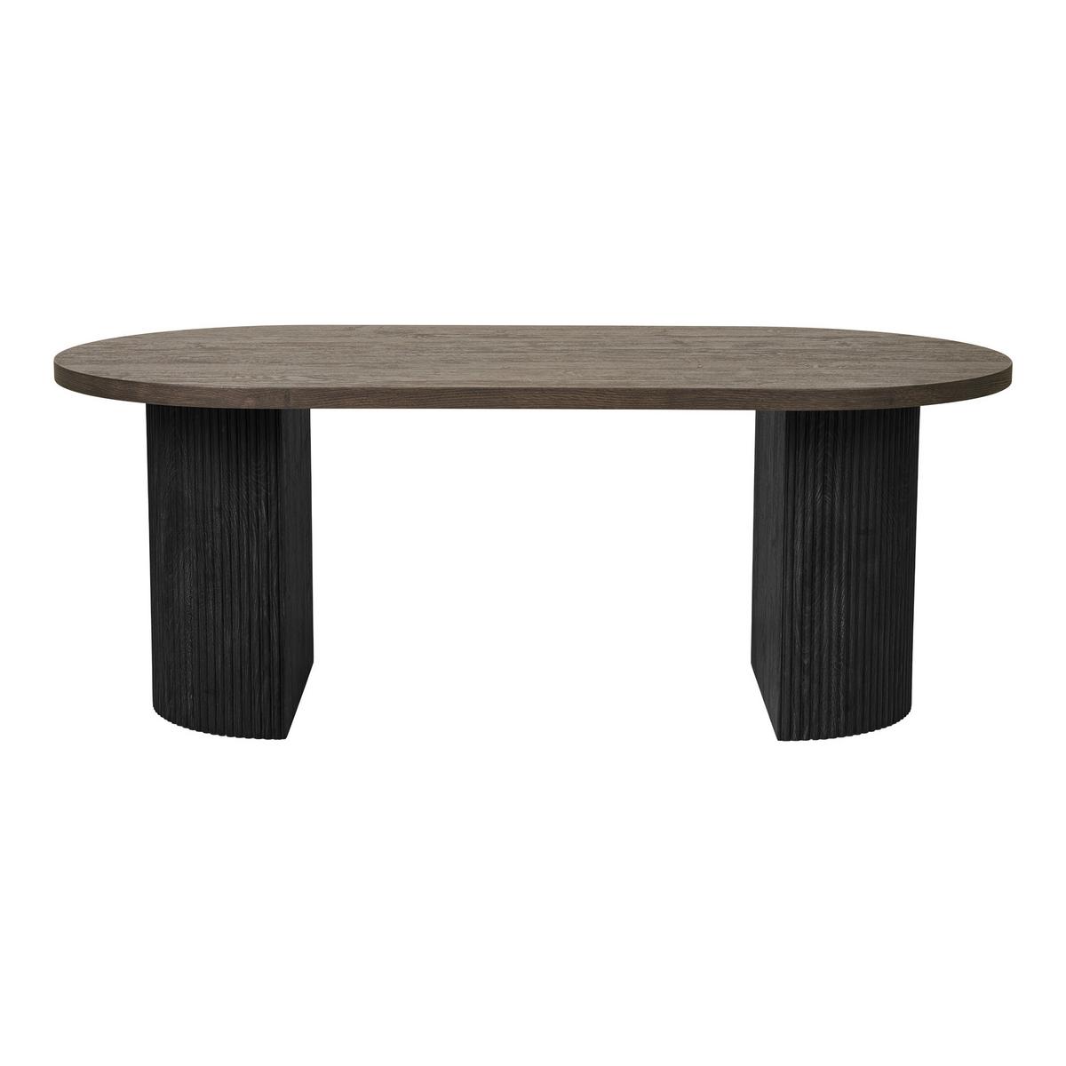 Couchtisch Boavista Dunkelbraun B: 120cm - Dunkelbraun/Naturfarben, Design, Holzwerkstoff (120/60/45cm) - MID.YOU