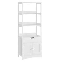 Hochschrank Floor Cabinet - Weiß, MODERN, Holzwerkstoff (60/154/32,5cm) - MID.YOU