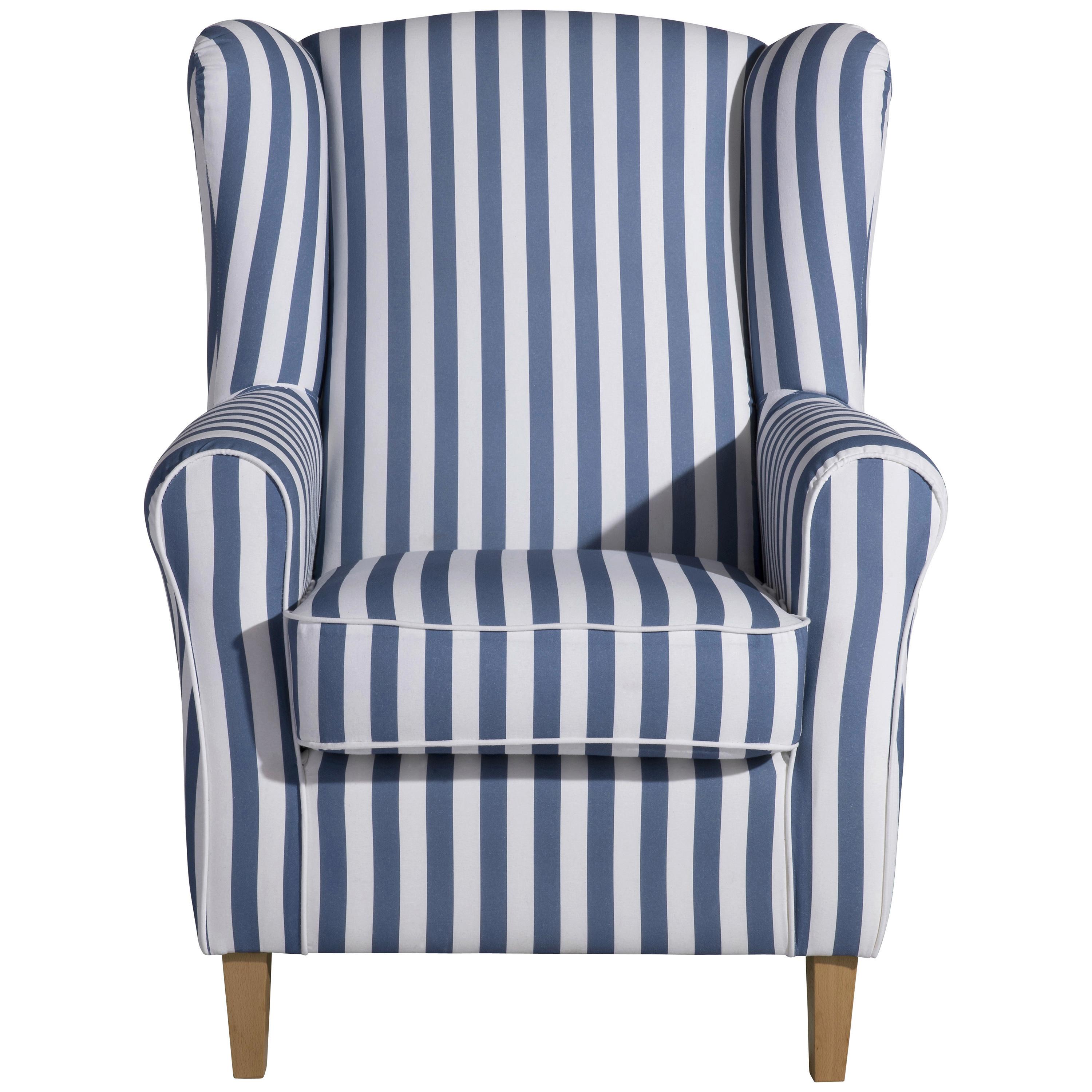 Ohrensessel mit Polyester-Bezug