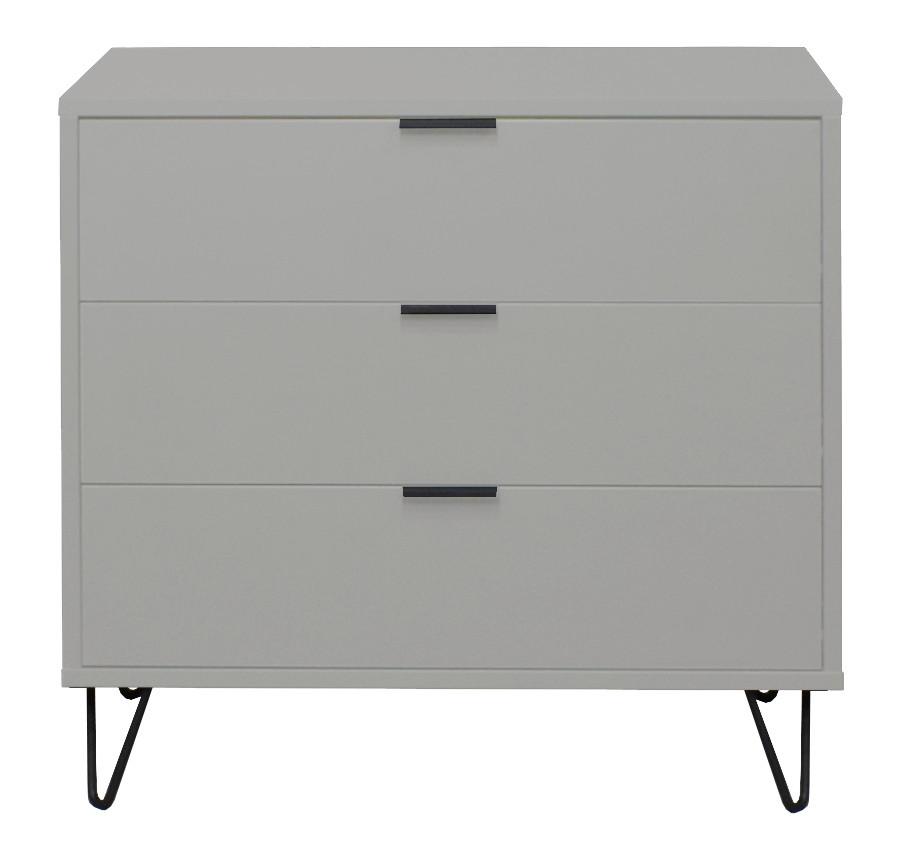 Komoda Bounty - sivá/antracitová, Moderný (81/67/45cm) - Premium Living
