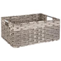 Polckosár Jandra - S - szürke, Romantik / Landhaus, műanyag/fém (36/16/26cm) - James Wood