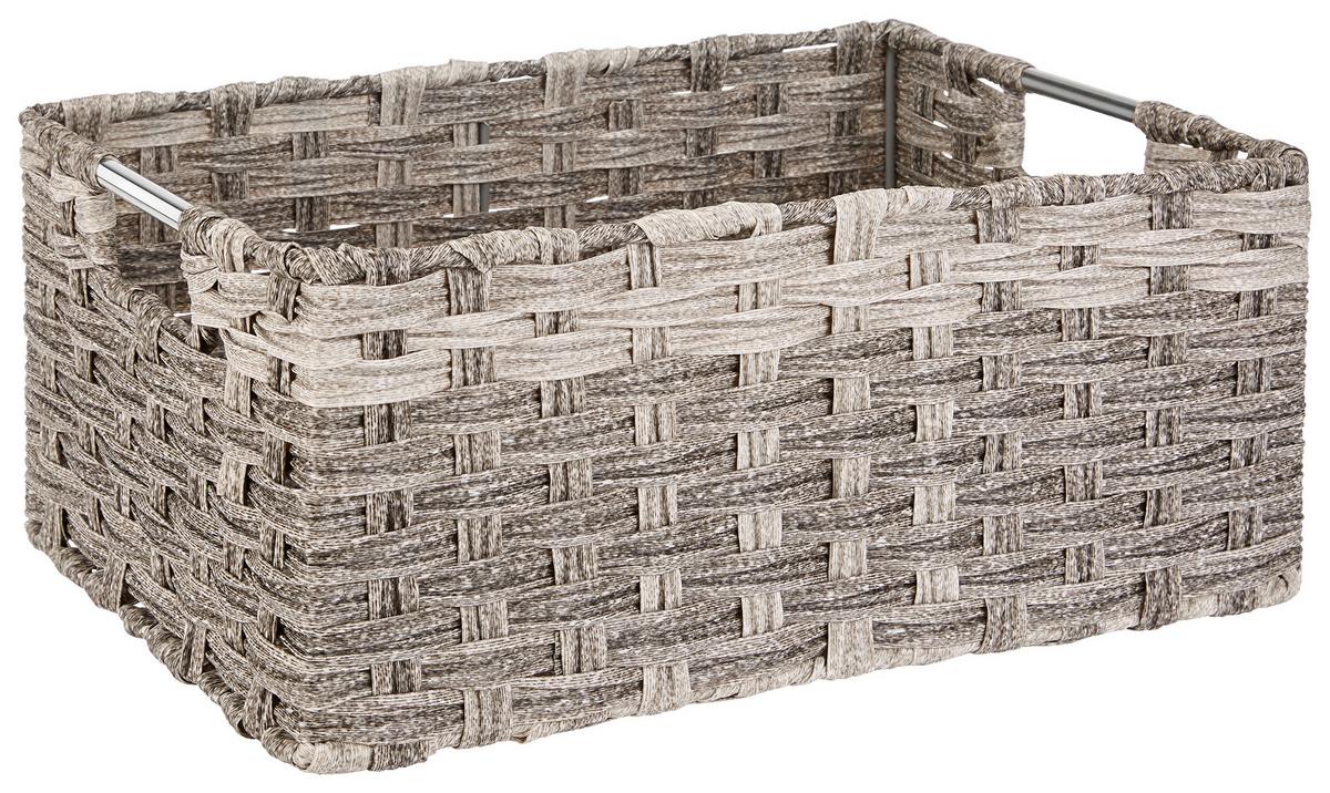 Polckosár Jandra - S - szürke, Romantik / Landhaus, műanyag/fém (36/16/26cm) - James Wood