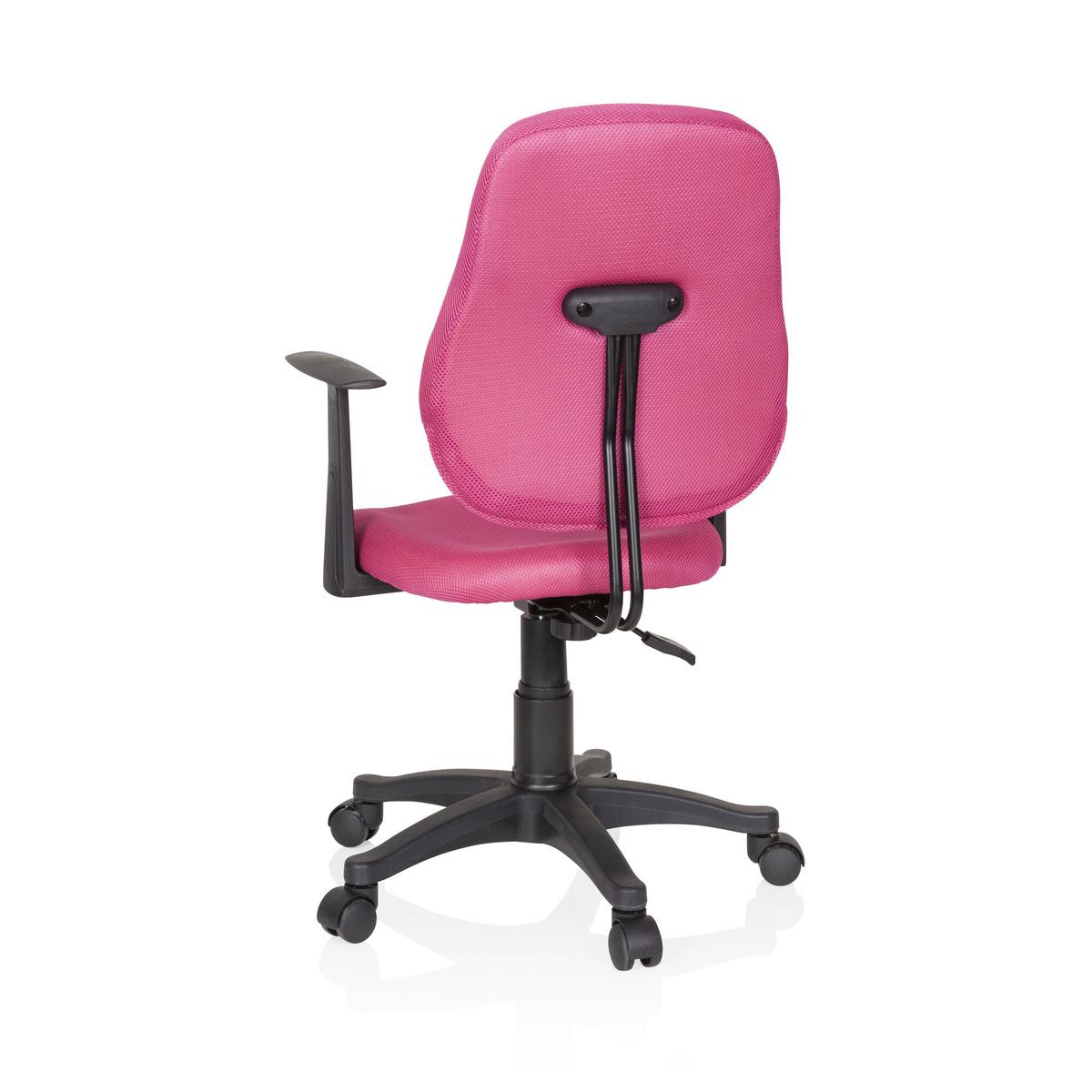 Jugenddrehstuhl Kiddy Style Pink/grau - Pink/Schwarz, Basics, Kunststoff (56/89-99/50cm) - MID.YOU