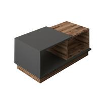 Couchtisch Concept Anthrazit/nussbaum D. L: 90cm - Anthrazit/Nussbaumfarben, Design, Holzwerkstoff (90/45/36cm) - Livetastic