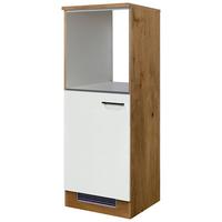 Skrinka na vstavané spotrebiče AVILA - barvy dubu/černá, Konvenční, kov/kompozitní dřevo (60/168,5/60cm) - FlexWell
