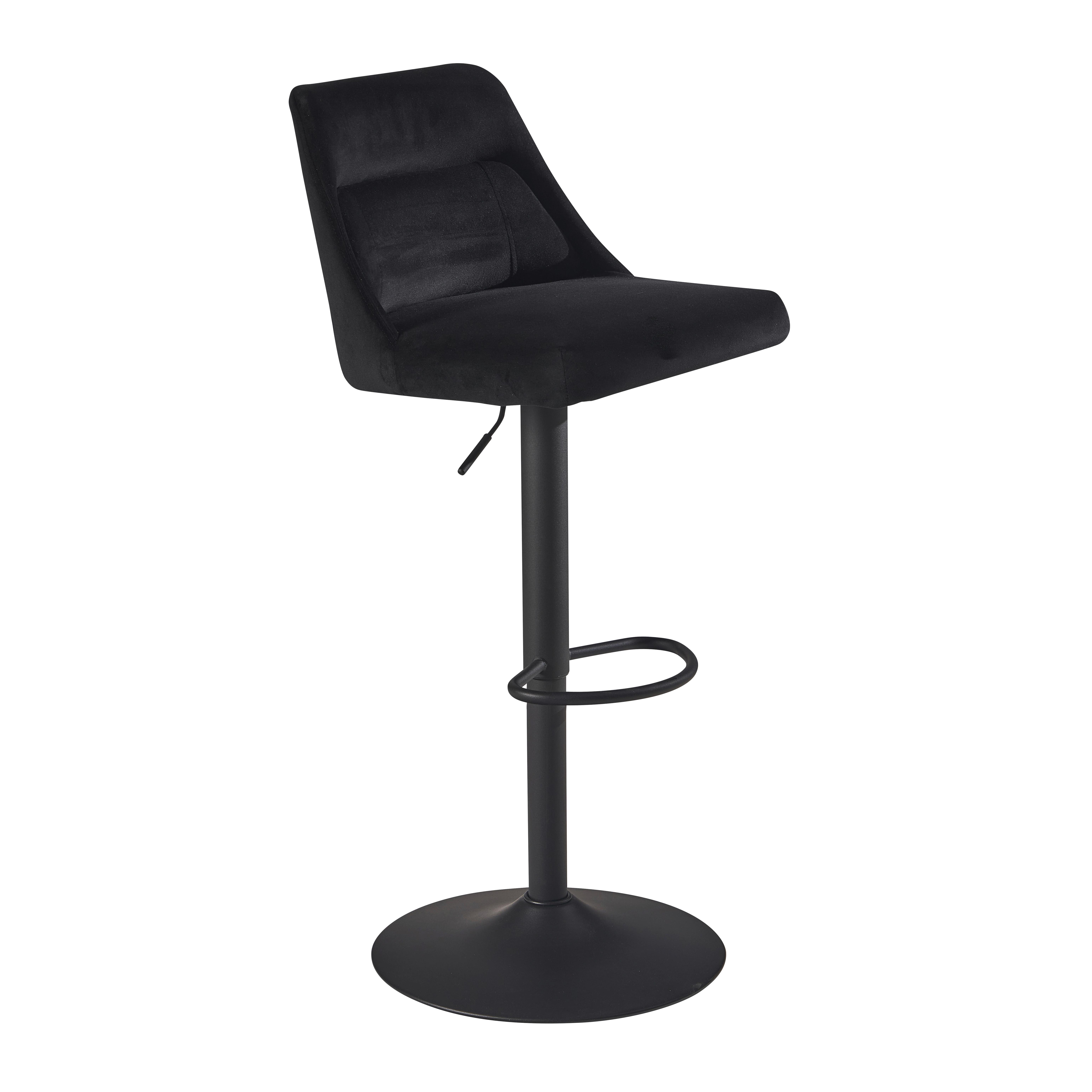 Barhocker Schwarz, B: 45 cm