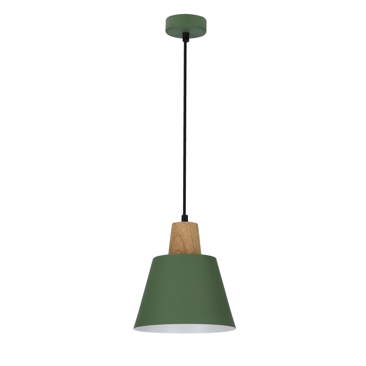 Pendelleuchte 50101260 Faro - Dunkelgrün/Schwarz, Trend, Metall (17/24/90cm)