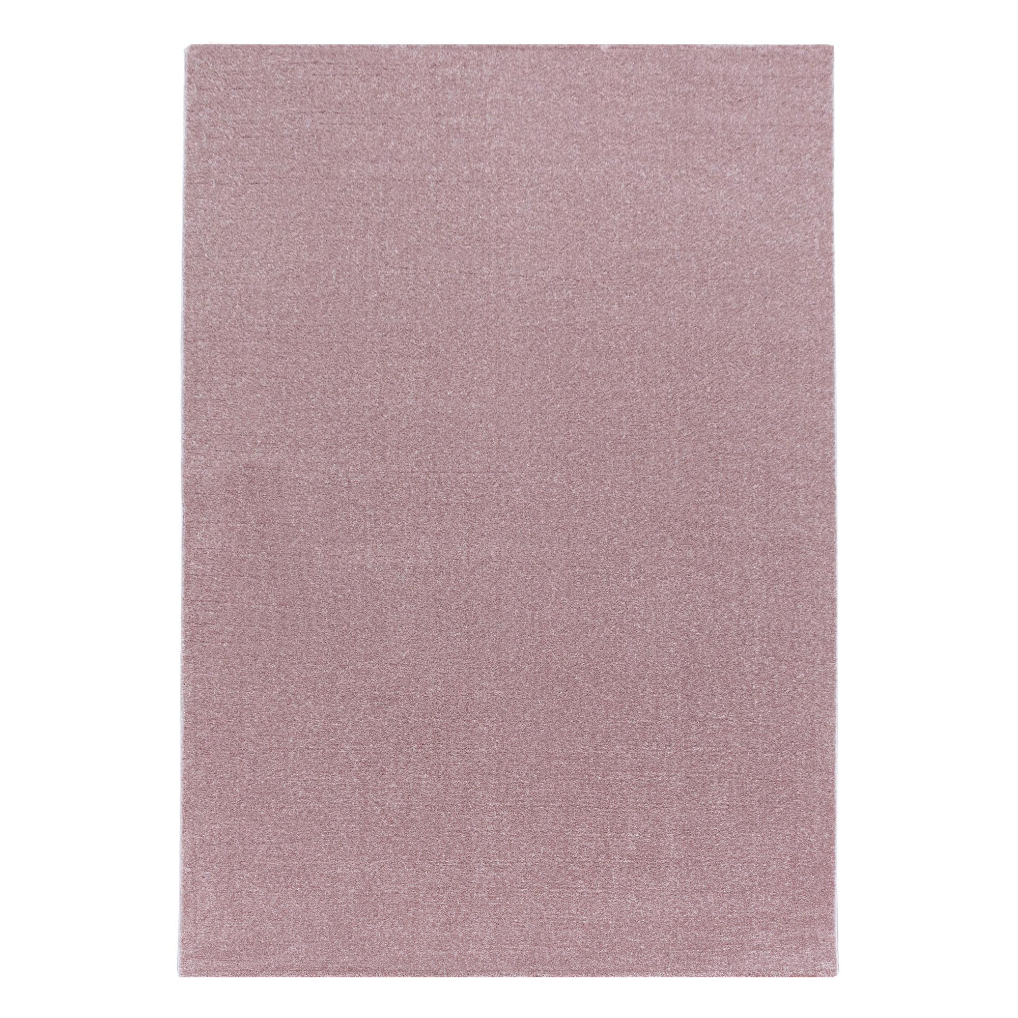 Teppich Läufer Rosa Rio 80x250 cm - Rosa, Basics, Textil (80/250cm)