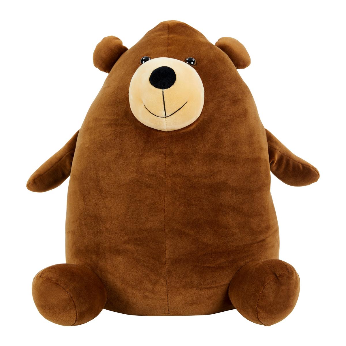 Plyšová hračka - medvěd Fluffy - hnědá, Moderní, textil (18/42cm) - Bessagi Kids