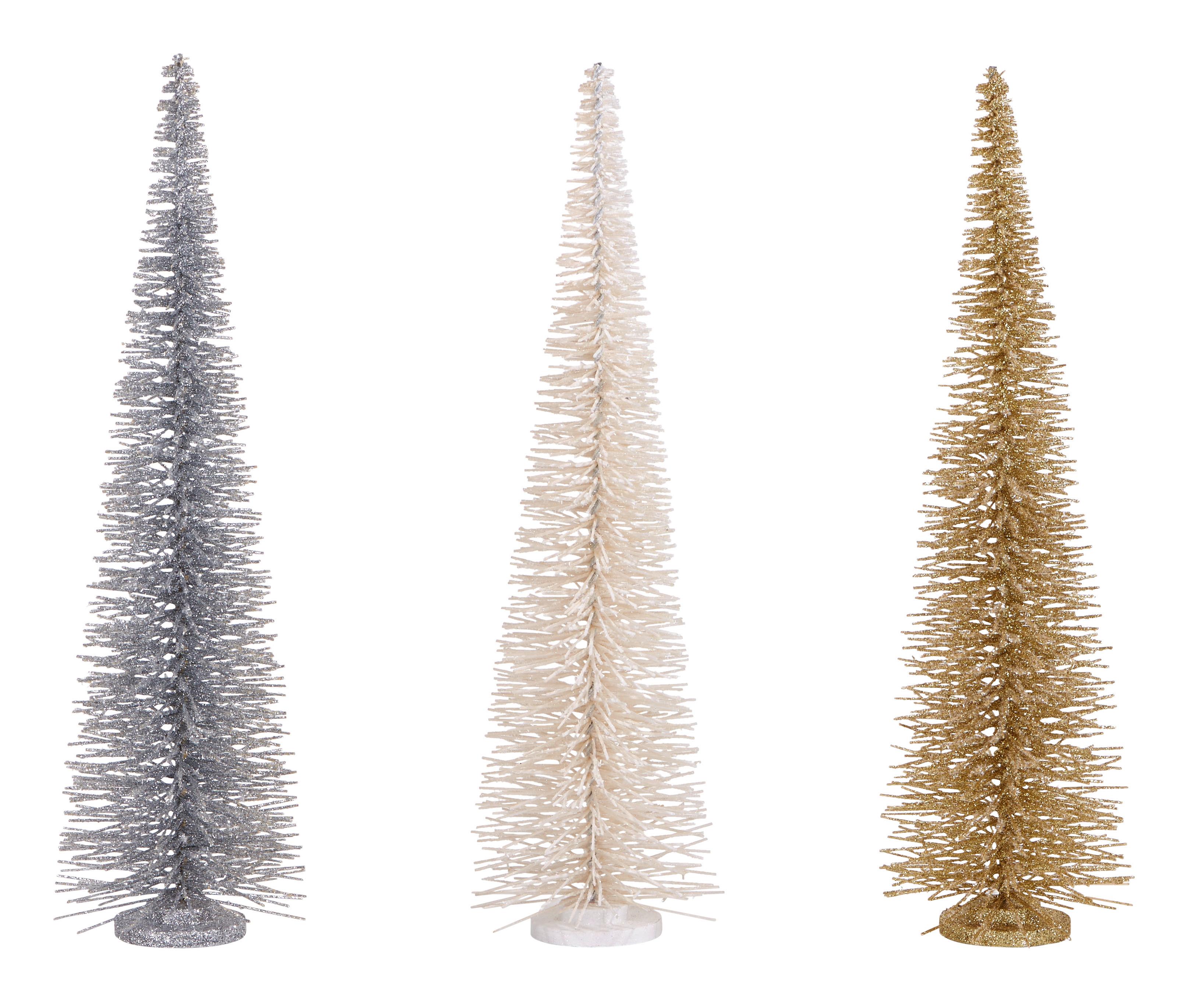 Dekor Fa Davon - aranyszínű/ezüstszínű, Basics, műanyag/természetes anyagok (21/80cm) - Ondega