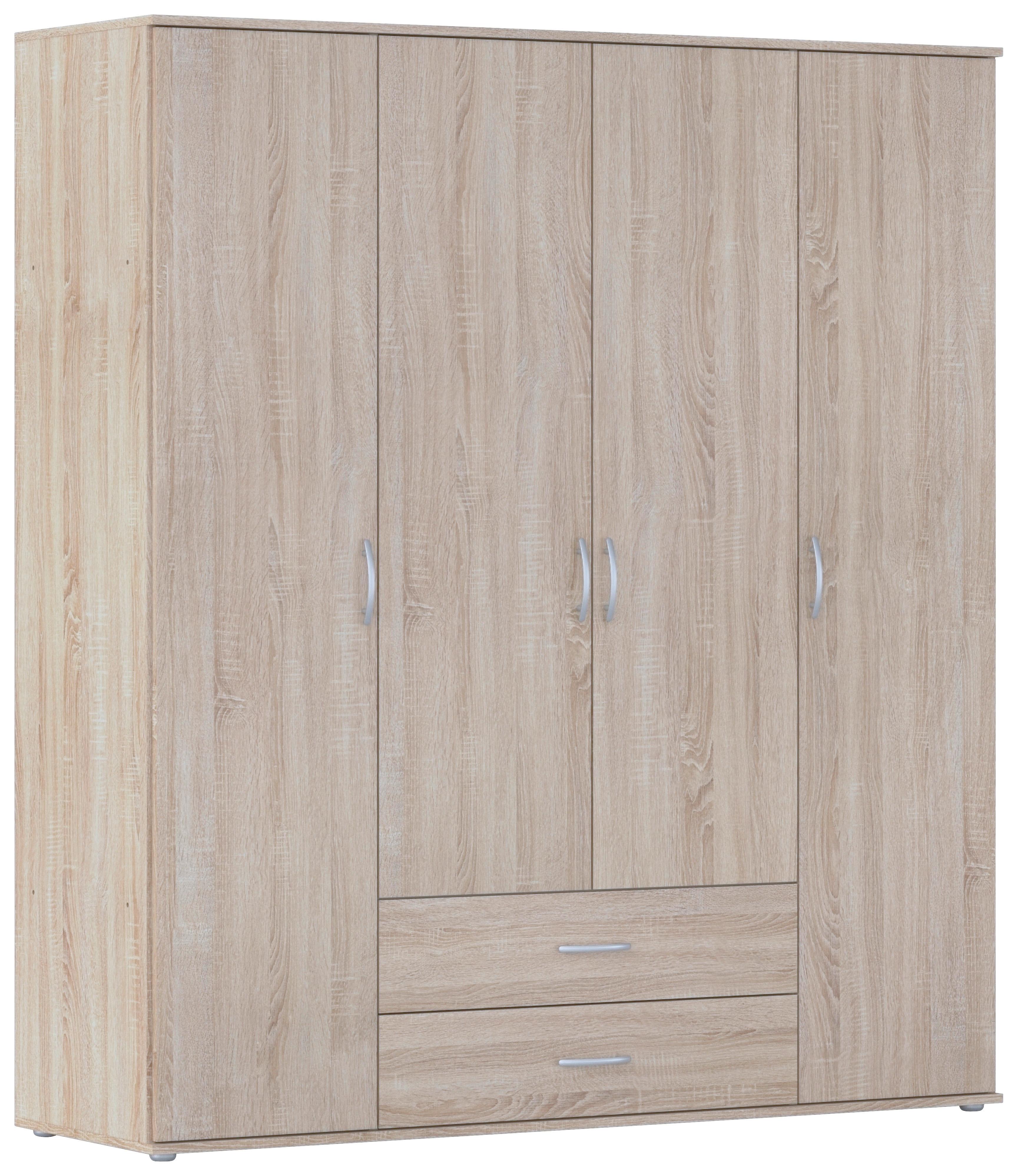 Drehtürenschrank 168 cm Paul Eiche Sonoma Dekor - Eichefarben, KONVENTIONELL, Holzwerkstoff (168/188/52cm)