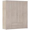 Drehtürenschrank 168 cm Paul Eiche Sonoma Dekor - Eichefarben, KONVENTIONELL, Holzwerkstoff (168/188/52cm)