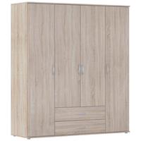 Drehtürenschrank 168 cm Paul Eiche Sonoma Dekor - Eichefarben, KONVENTIONELL, Holzwerkstoff (168/188/52cm)