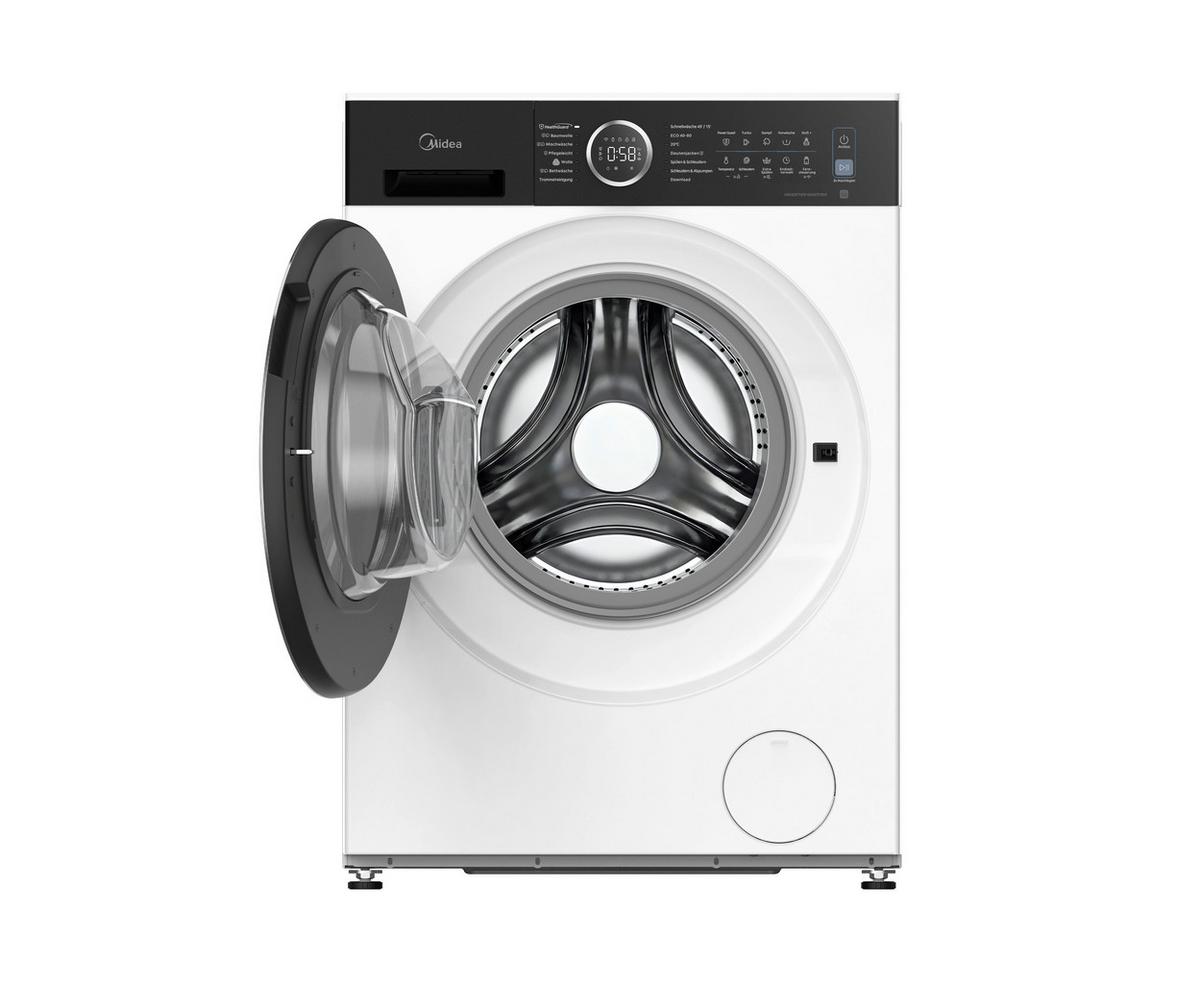 Waschmaschine MF205W100WB-14A 30, EEKL: A, 10 kg - Schwarz/Weiß, Basics, Kunststoff/Metall (59,5/85/55,5cm) - Midea