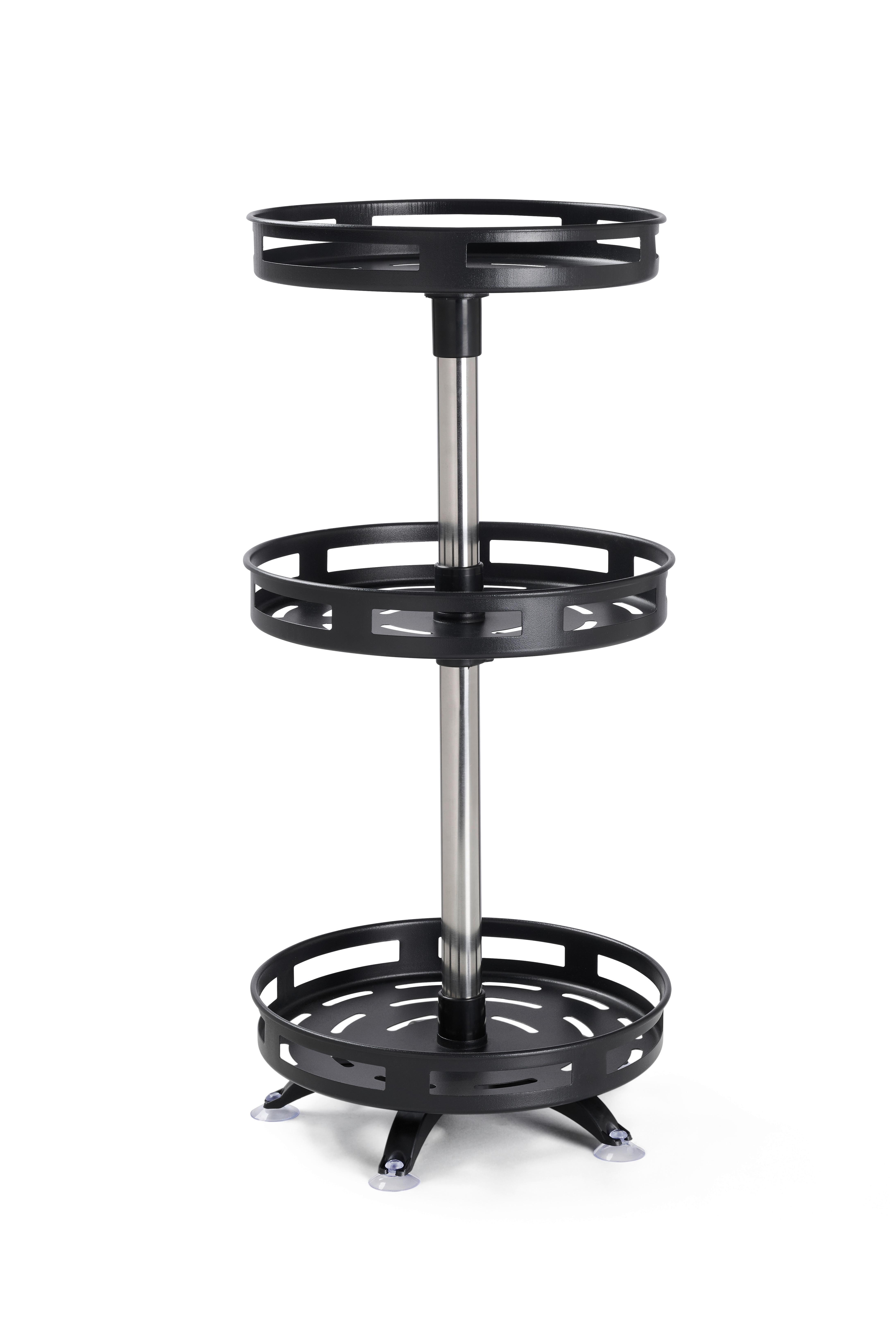 Regál na koření SPINNING - černá, Konvenční, kov/plast (25,5/55,5cm) - Mömax