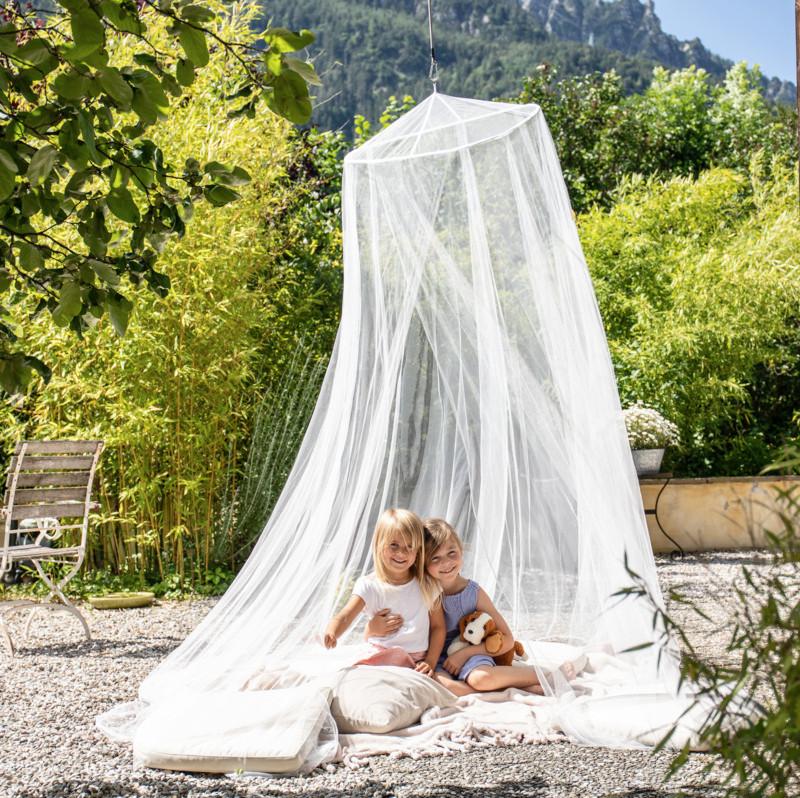 Mückennetz in Weiß
