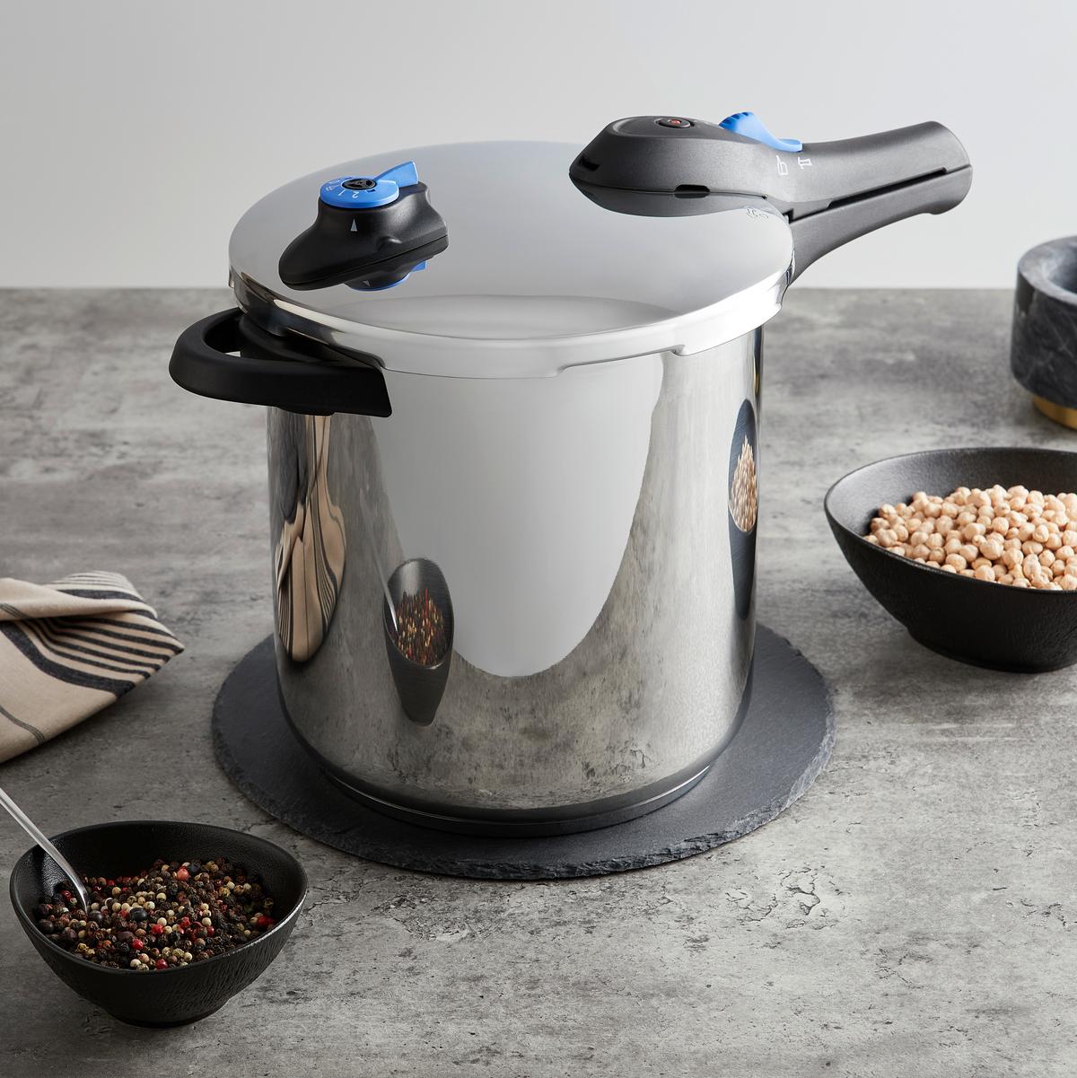 Tlakový hrniec BIG - CA. 9L - farba ušľachtilej ocele, Konventionell, kov (22/24cm) - Modern Living
