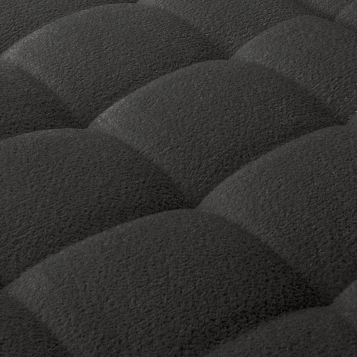 Bigsofa Naomi Dunkelgrau B: 284 cm - Dunkelgrau/Schwarz, Design, Textil (284/94/148cm) - Livetastic