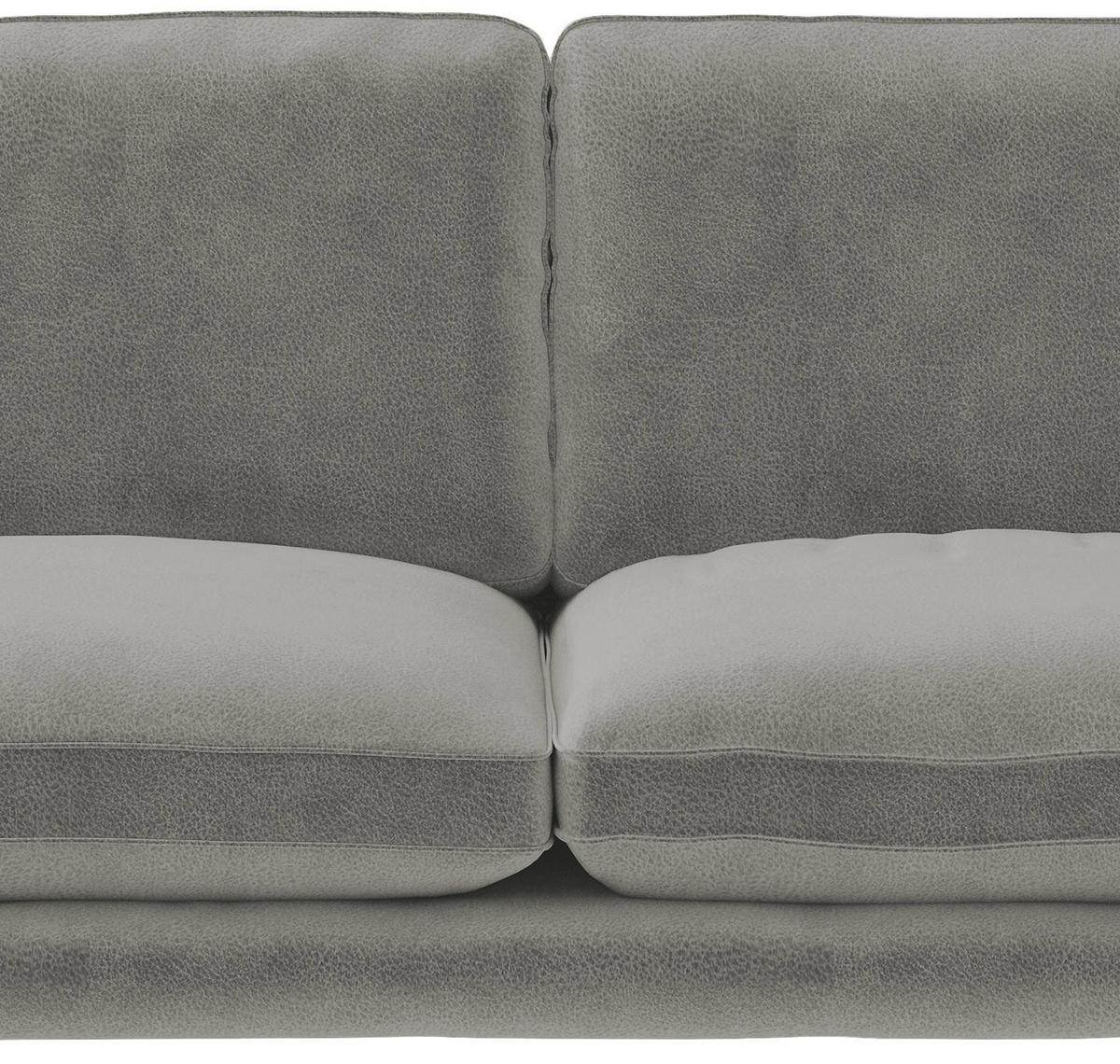 Ecksofa Bali - Champagner/Schwarz, Design, Textil (202/250cm) - Livetastic