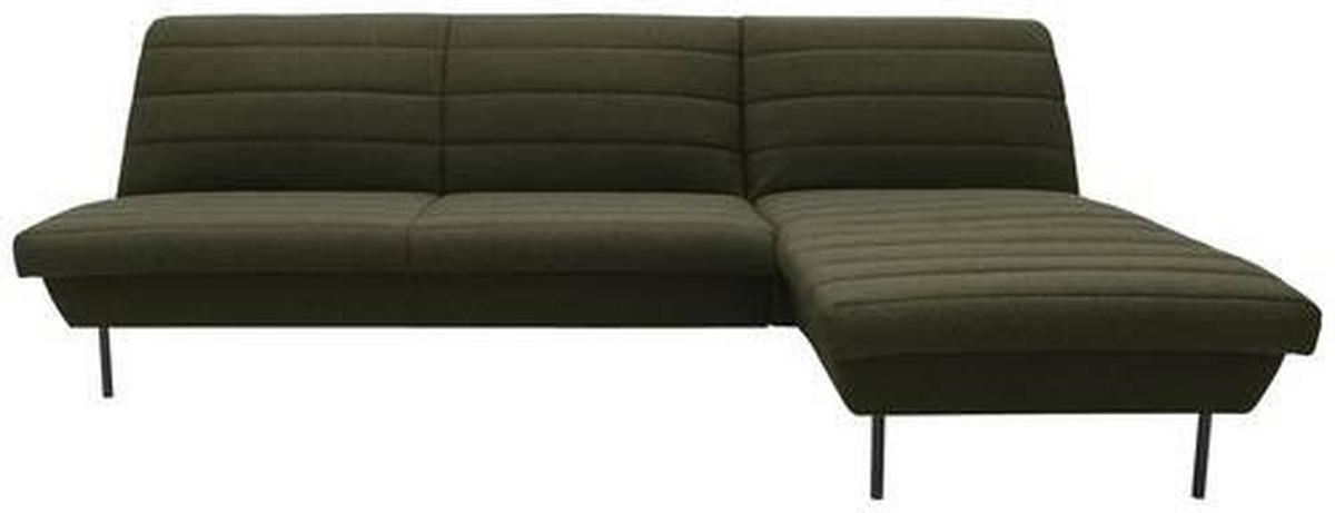 Ecksofa Looks Ix Grün - Schwarz/Grün, Design, Textil (274/168cm) - LOOKS by W.Joop