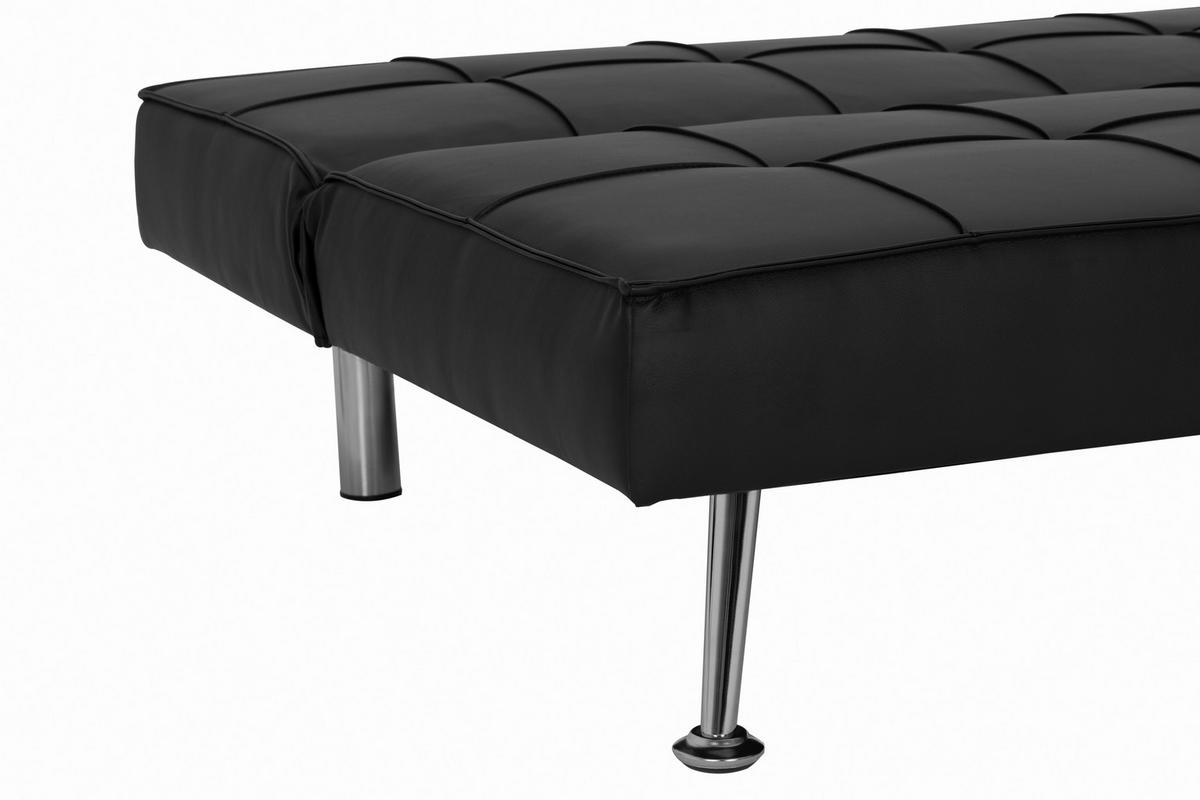 3-sitzer-sofa Mit Schlaffunktion Silva B:179cm - Silberfarben/Schwarz, Basics, Textil (179/74/91cm) - P & B