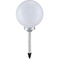 Solarleuchte 3377 - Silberfarben/Weiß, Basics, Kunststoff (25/68cm) - Globo