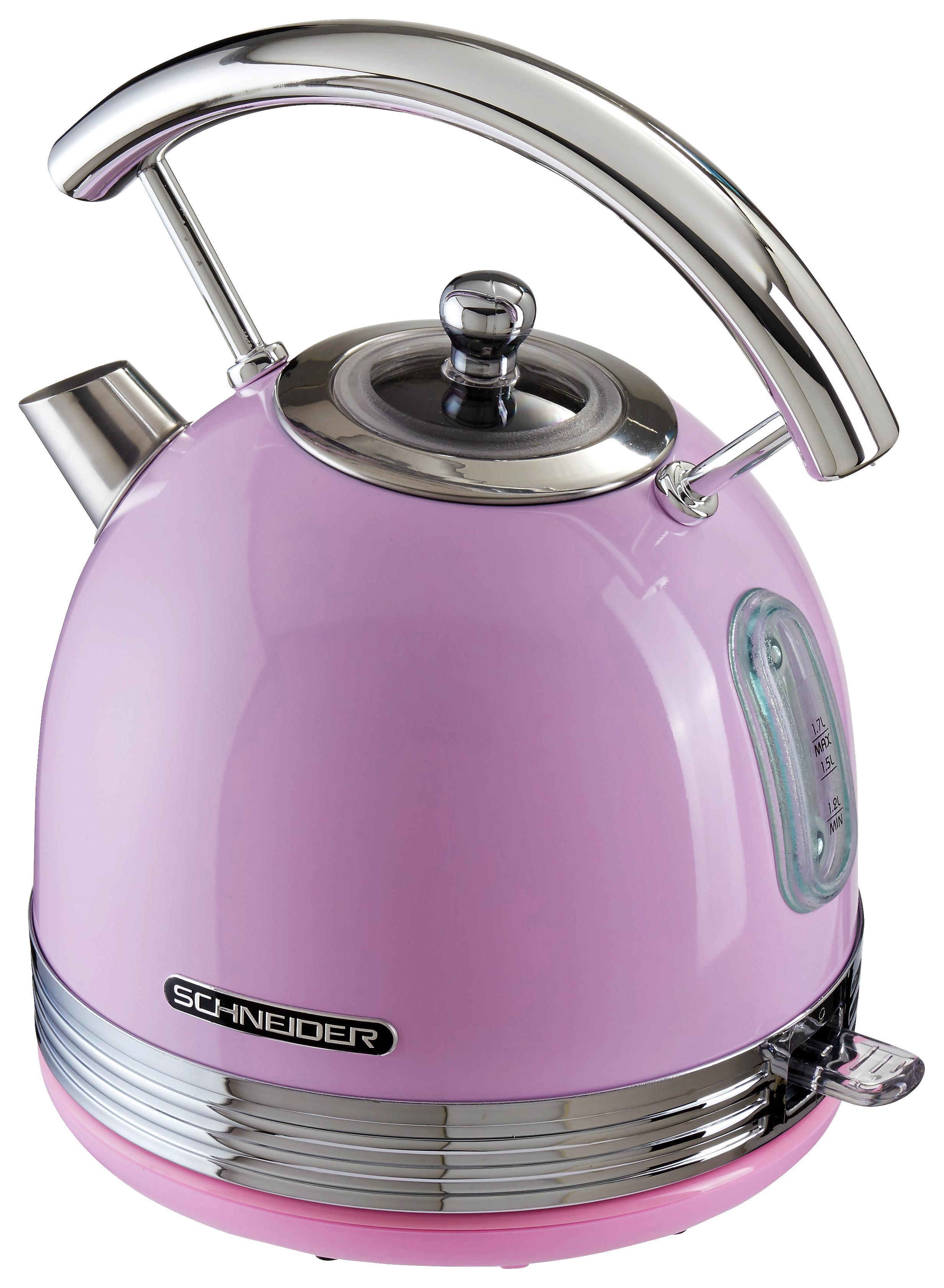 Retro Wasserkocher in Pink online kaufen SCHNEIDER Mikrowelle mit Grill pink 23 Liter 1000 Watt Retro