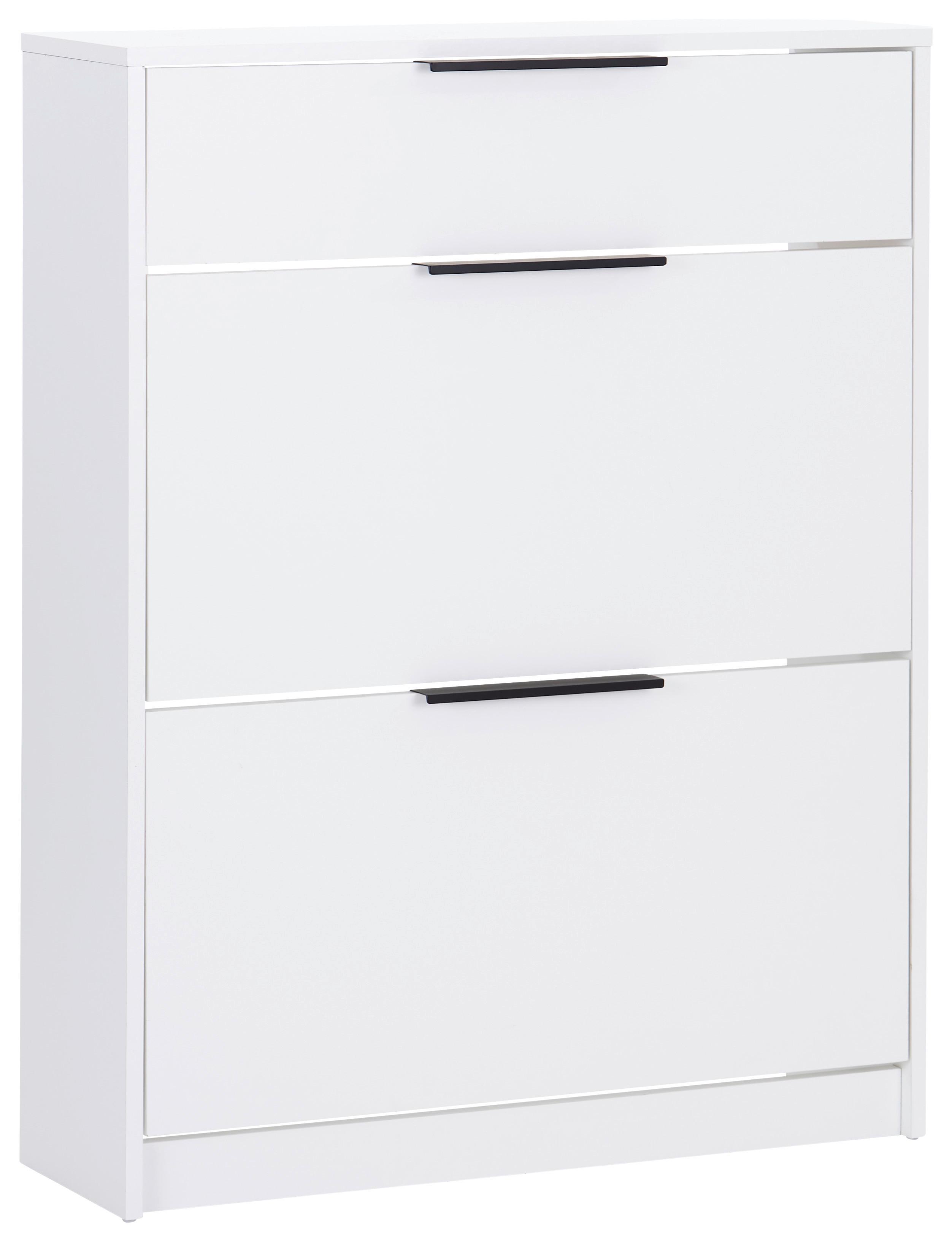 Schuhkipper Anna 2 Klappen Eiche Dekor/Anthrazit B: 79 cm