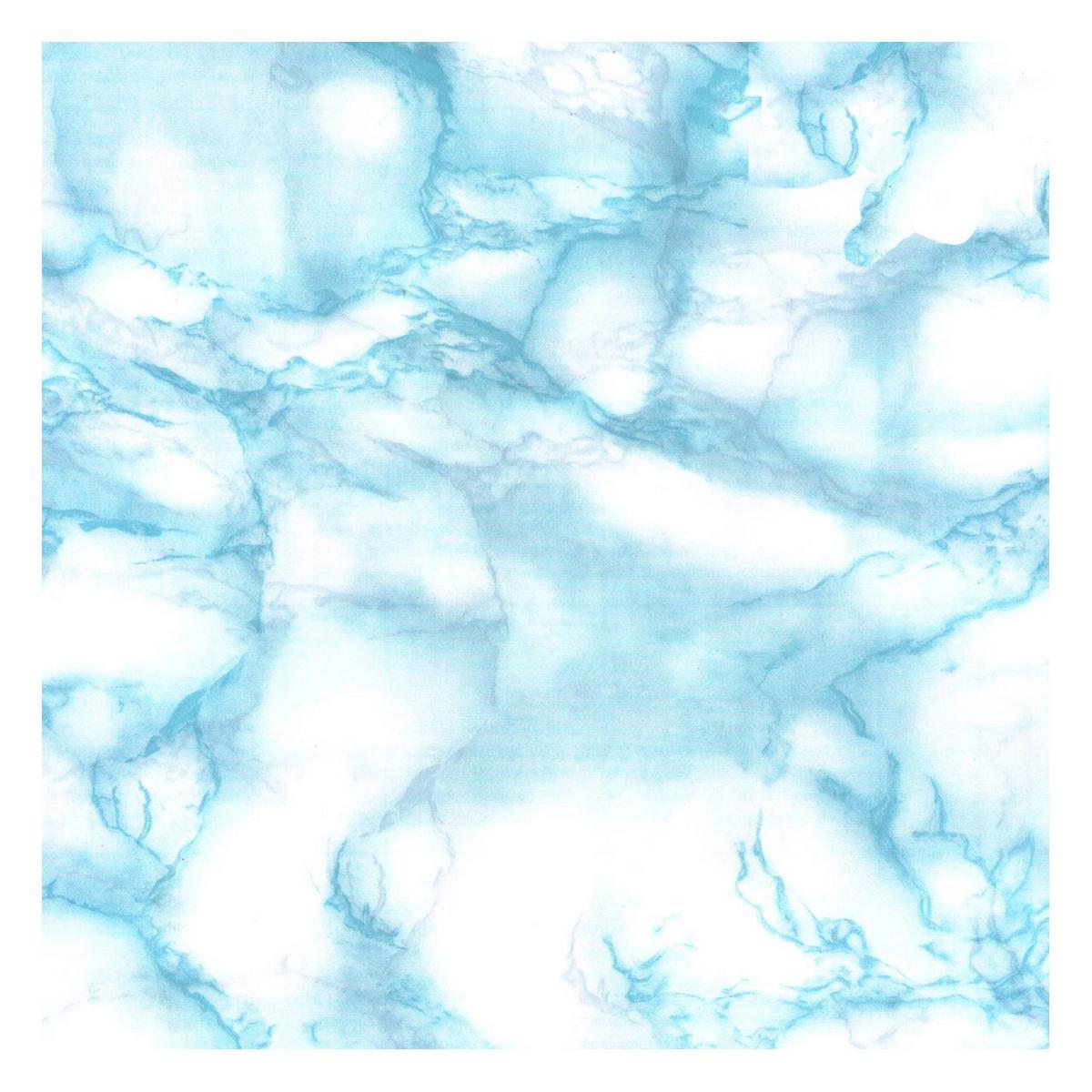 Klebefolie Marmoroptik Blau Basic-Line 45x150 cm - Blau, KONVENTIONELL, Kunststoff (45/150cm)