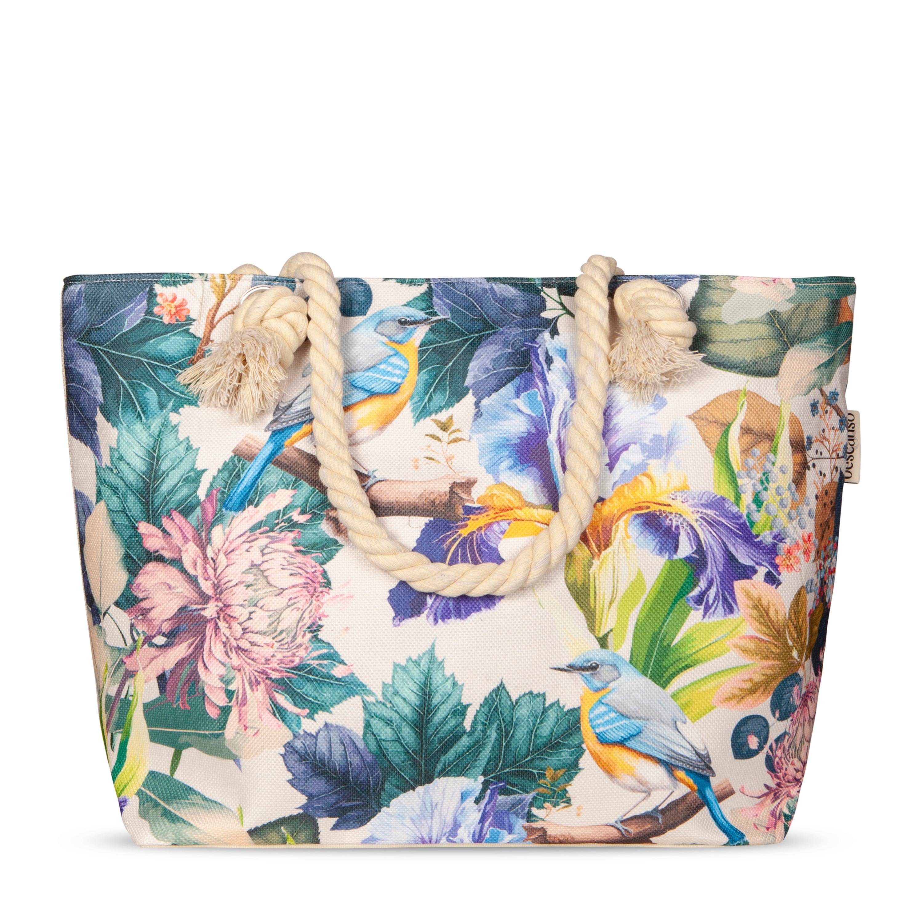 Strandtasche Dilana Multicolor 43x60 cm - Multicolor, Trend, Textil (43/60cm)