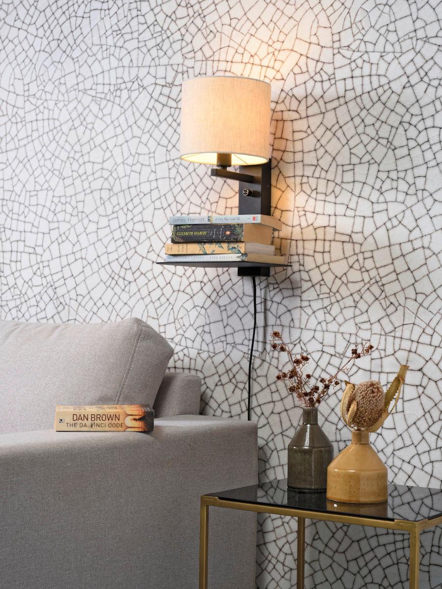 Wandleuchte Florence/wm/b/1815/ll - Creme, Trend (24/22/42cm) - It's about Romi